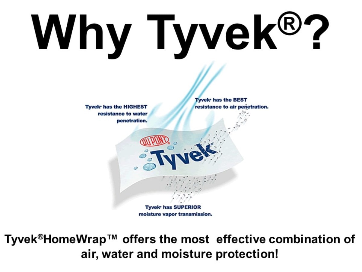 Tyvek Sheathing Tape 3 inch x 164' - White Polypropylene - Case of 24, Size: 3 in x 164 ft