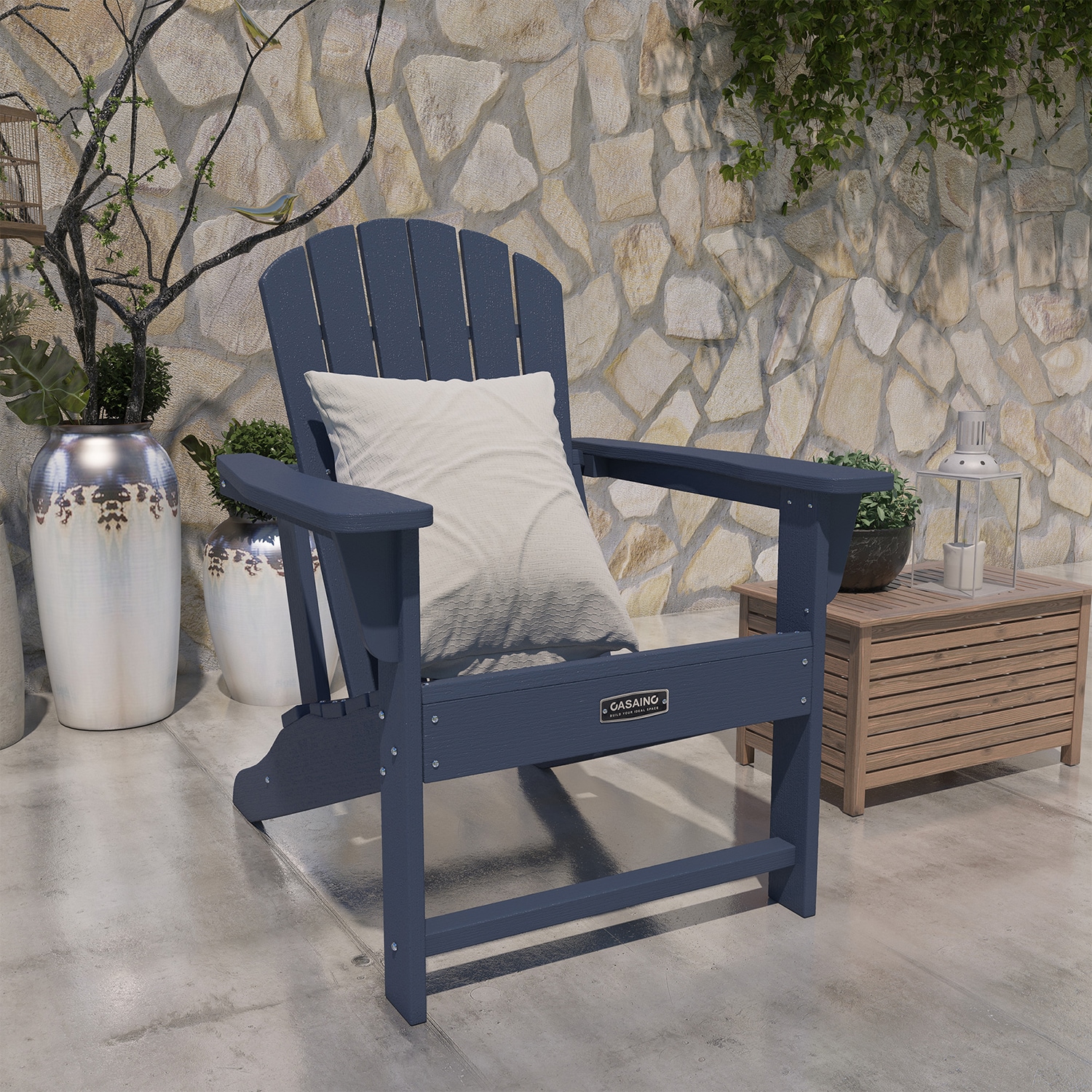 Lowes blue adirondack online chair