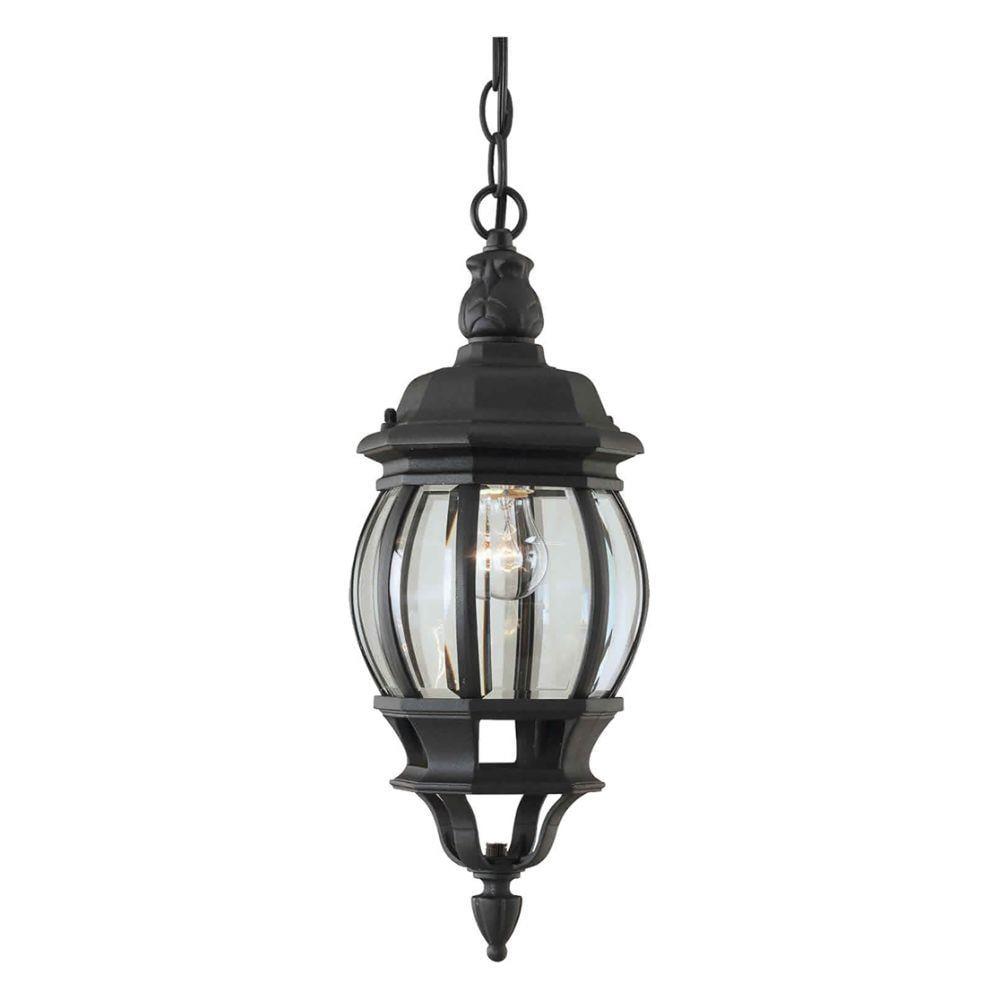  LW17020104 Polydorus Black Transitional Bowl Hanging Pendant Light
