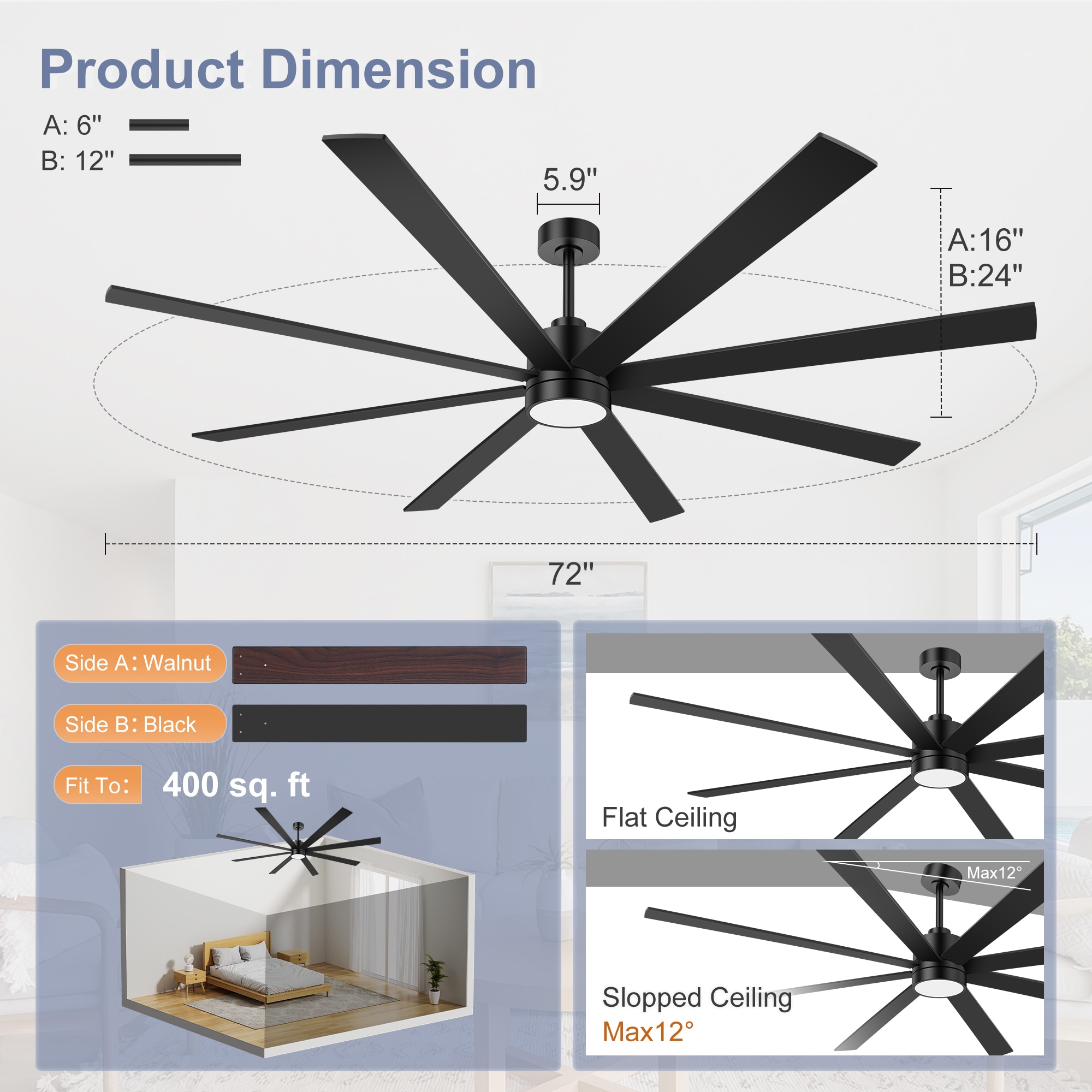 Breezary 33076-AB-NL Ceiling-Fans - View #9