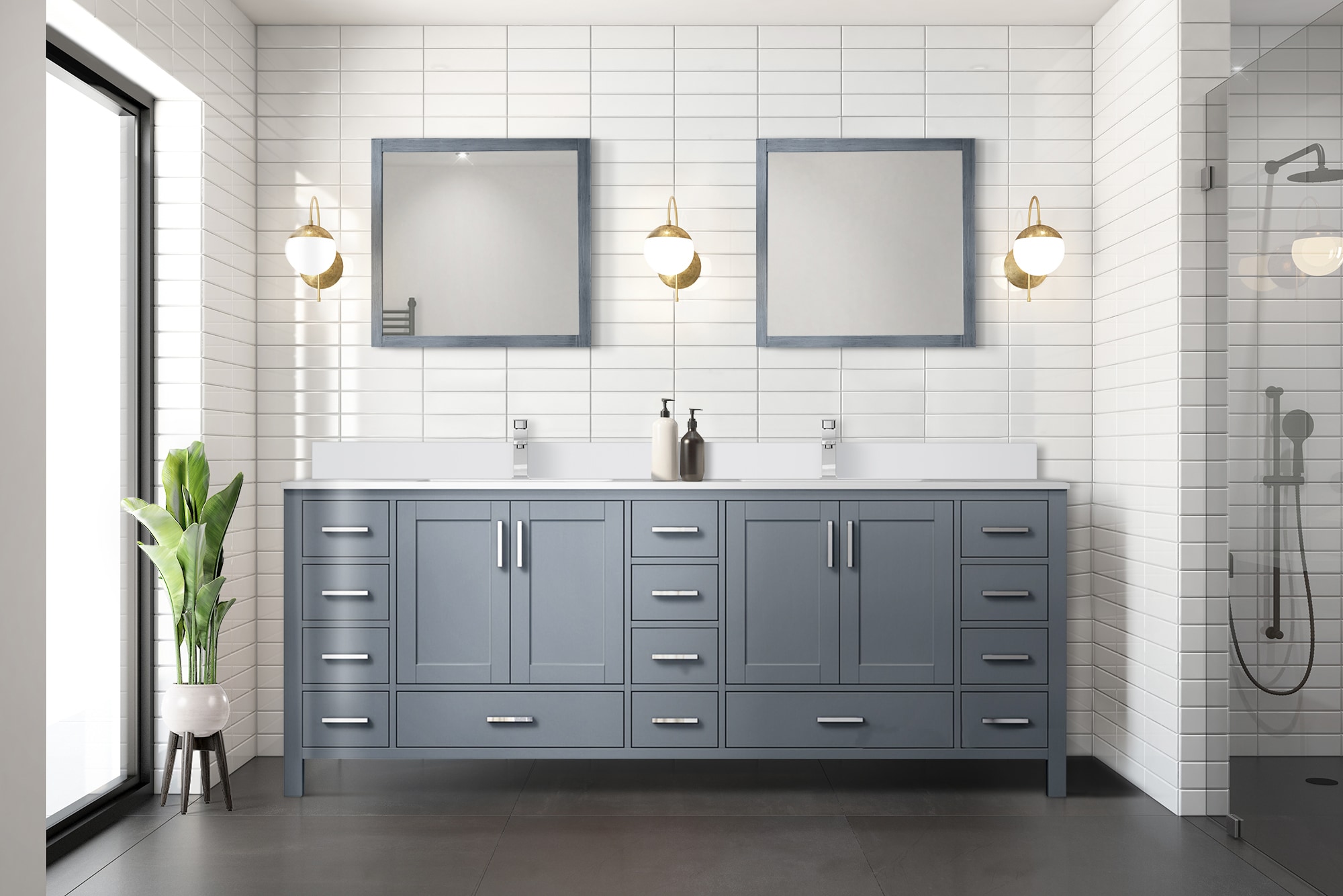 Lexora LVJ84DB300 Bath-Vanity-Combo - View #3