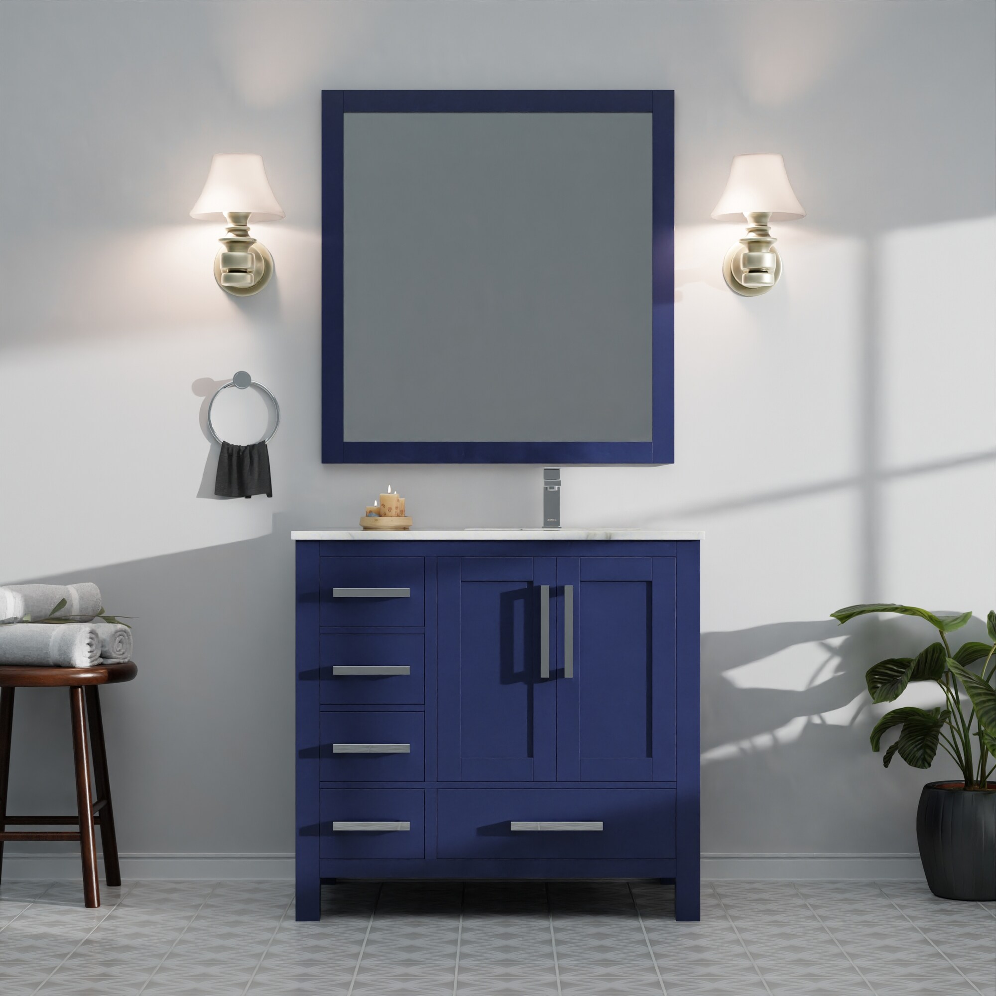 Lexora LJ342236SEDSM34FR Bath-Vanity-Combo - View #13