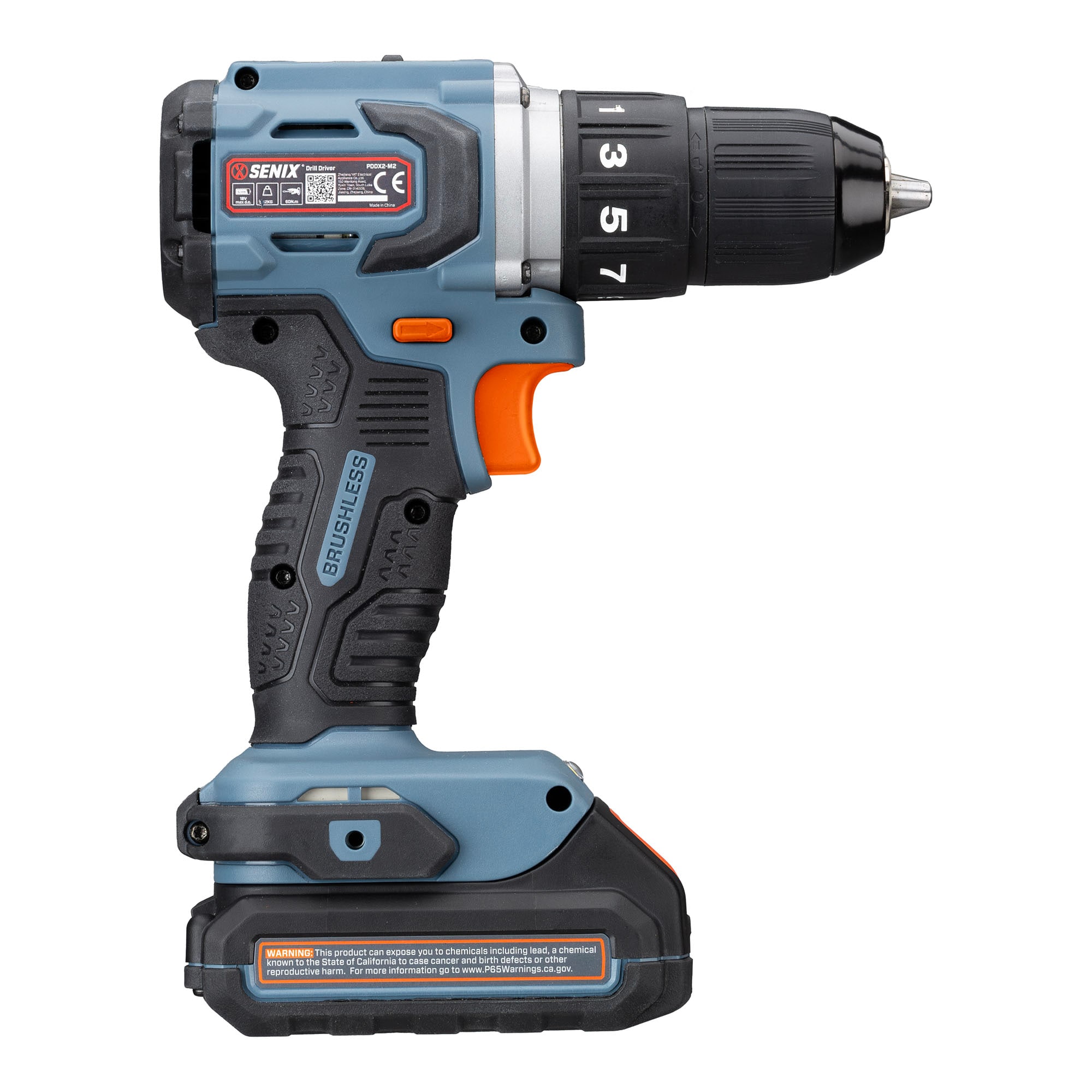 SENIX X2 20-volt 1/2-in Keyless Brushless Cordless Drill (1-Battery Included, Charger Included and Soft Bag included) PDDX2-M2 Sansujyuku sansujyuku.com