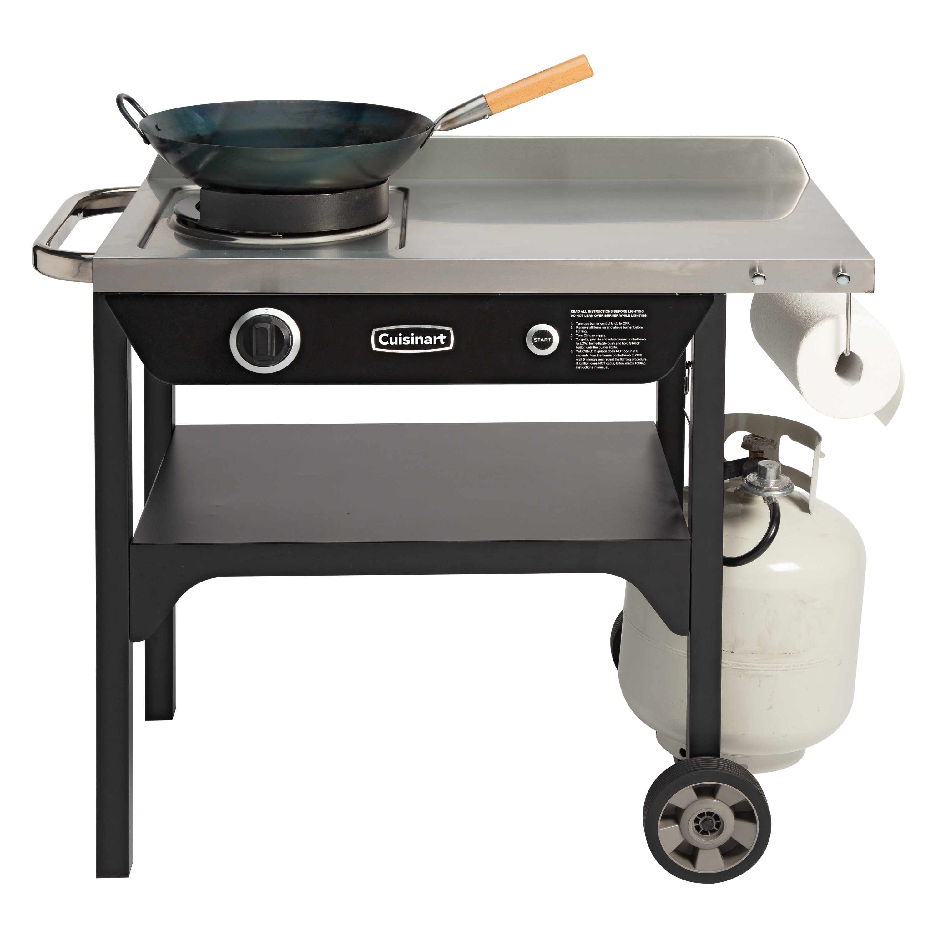 Cuisinart Wok Station Stainless Steel / Black Liquid Propane Gas Grill CGG-1265 Sansujyuku sansujyuku.com