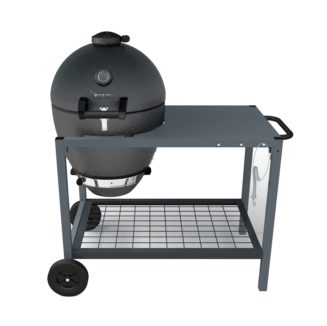 Brand-Man Grills Rodeo Deluxe 22-in W Gray Kamado Charcoal Grill BMRDODLX Sansujyuku sansujyuku.com