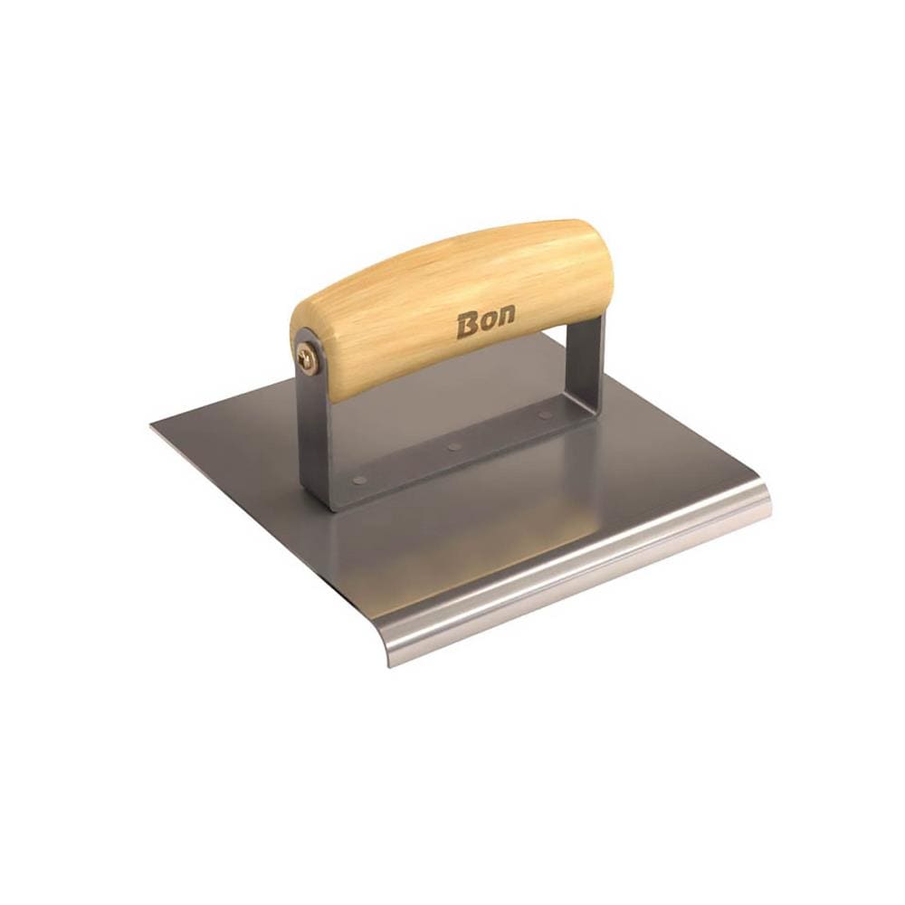 Bon Tool 12-445 6-in x 6-in Stainless steel Concrete Edger with 0.5-in Radius