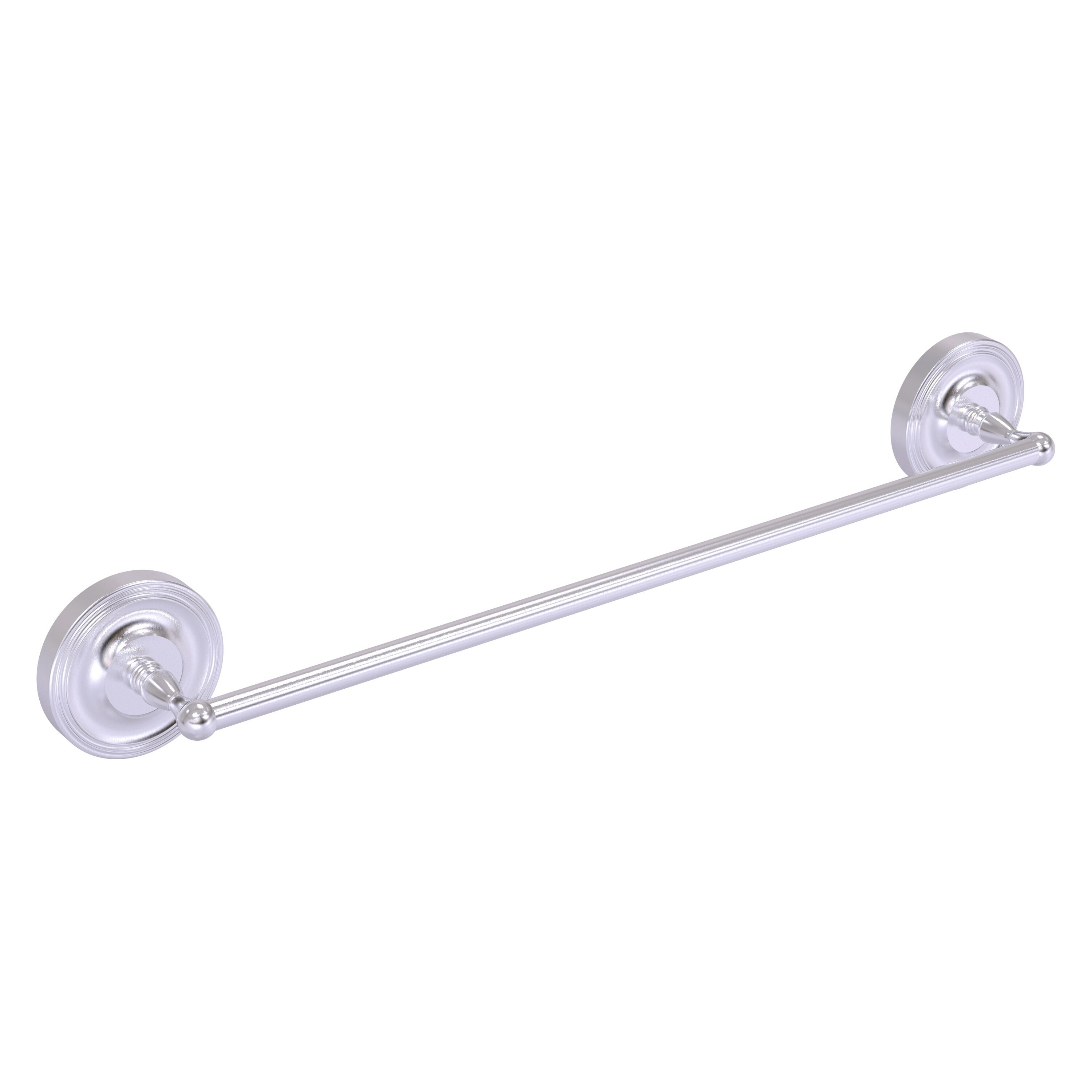 Allied Brass R-31/18-SCH Regal 18-in Satin Chrome Wall mount Single Towel Bar