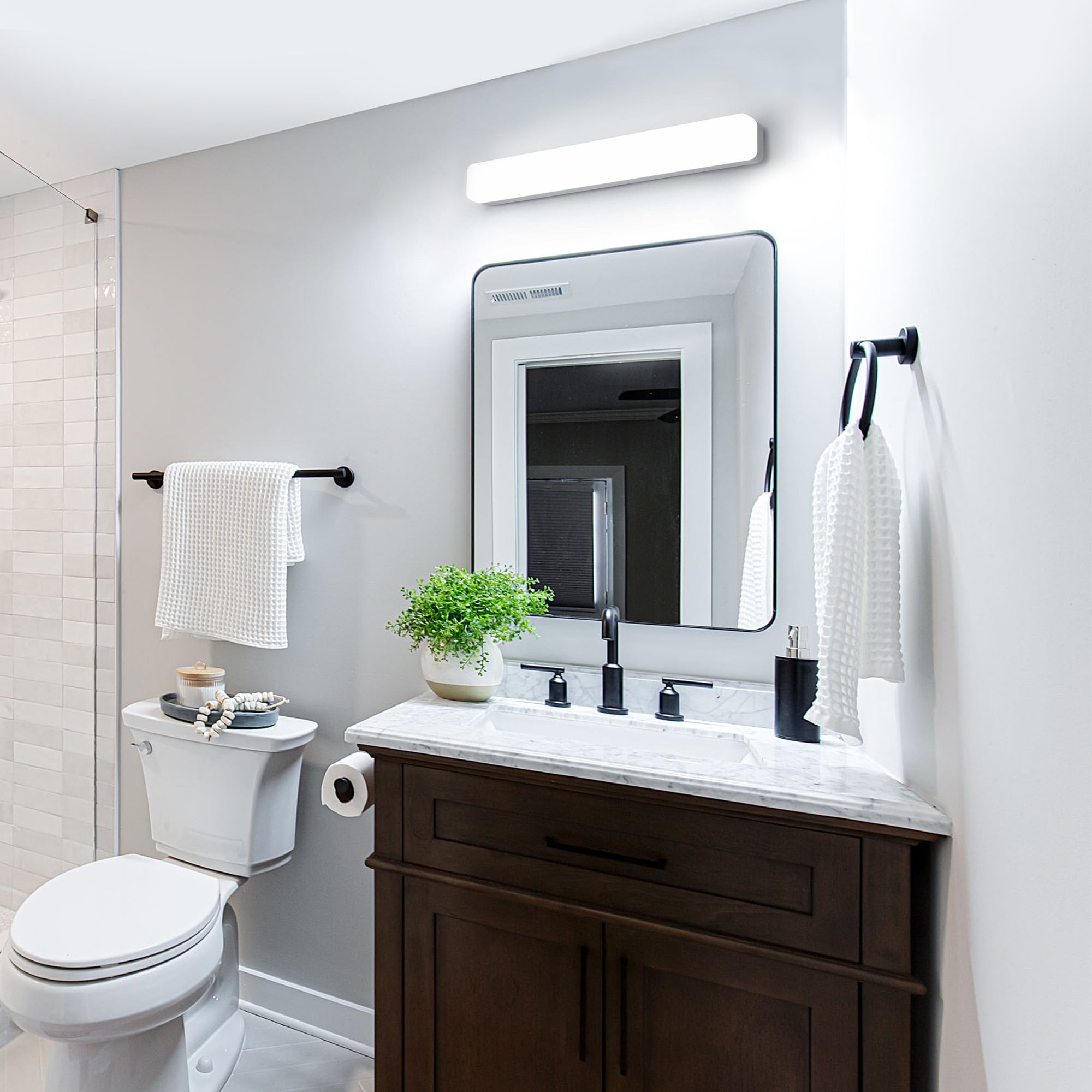 LETSUN 24 Inch Dimmable Bathroom Vanity Light Fixtures 16W LED Bathroom  Light