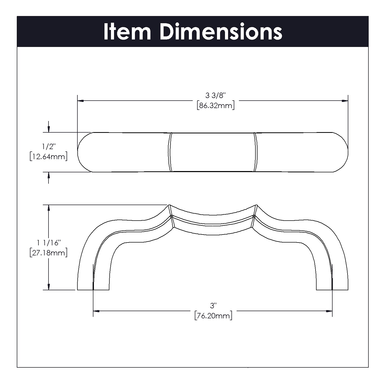 Belwith Keeler B076139-SN Cabinet-Pulls - View #4