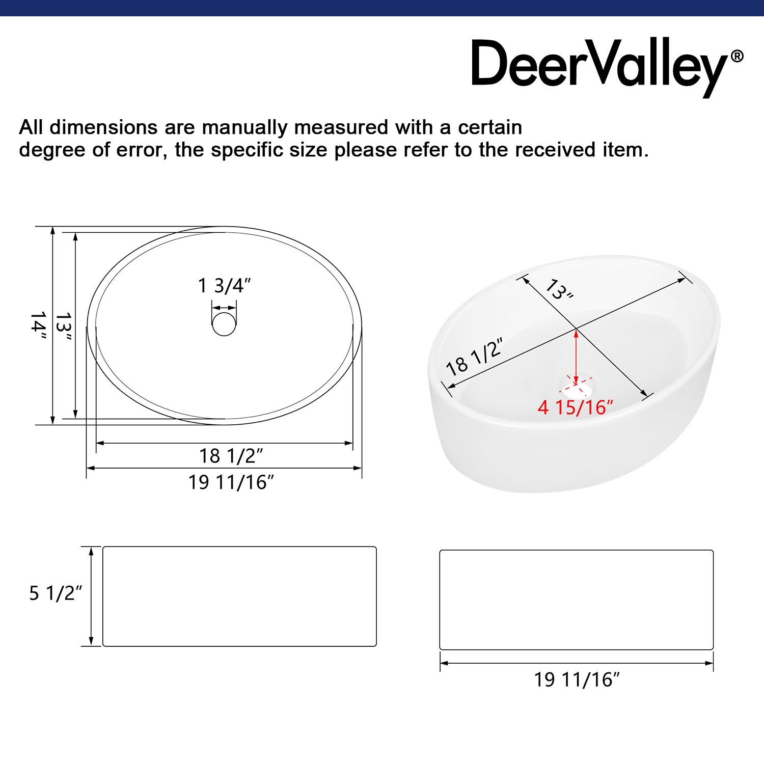 DeerValley DV-1V0049 Bath-Sink - View #9