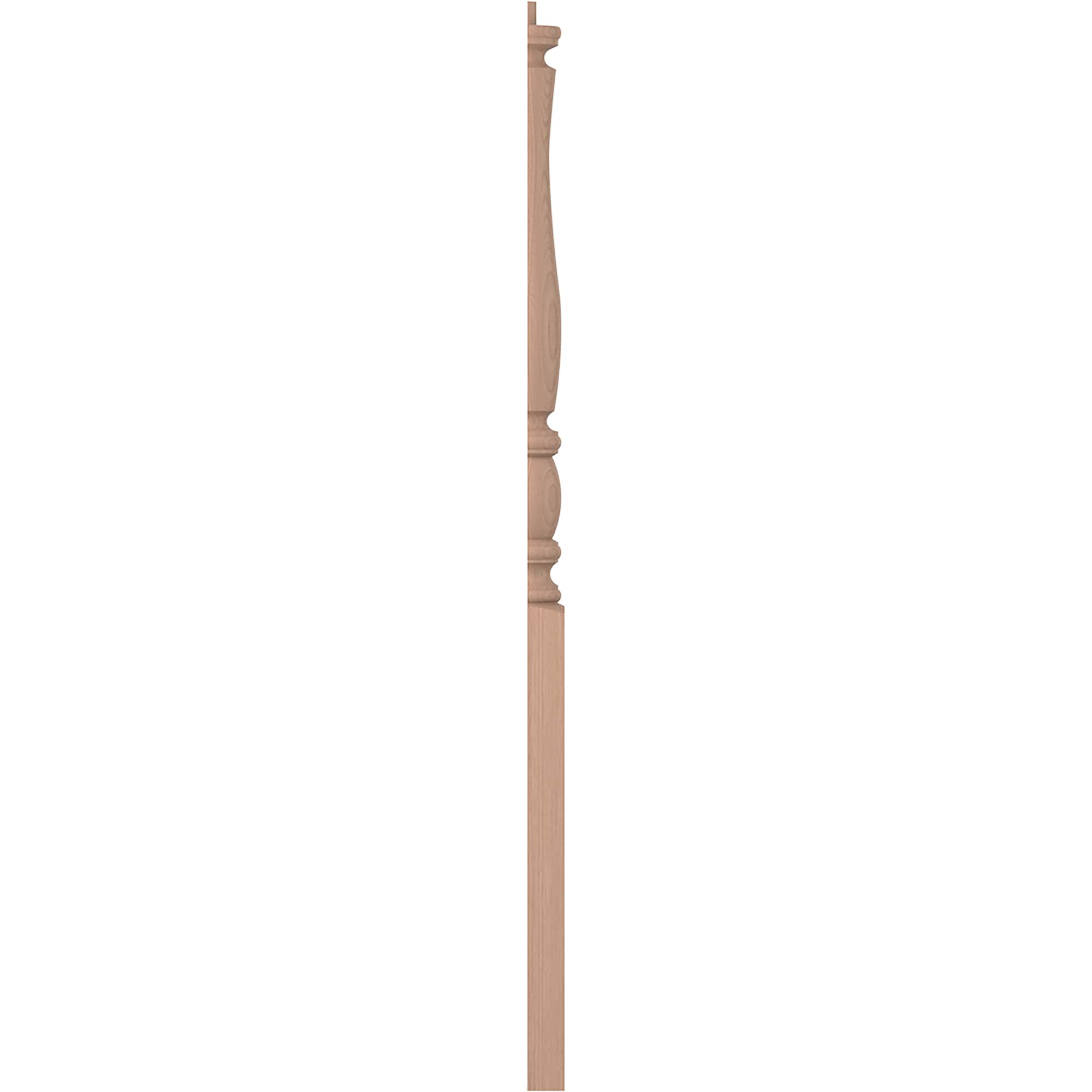 L.J. Smith Stair Systems LJP-3210 1-2-HM 3-in x 43-in Unfinished Hard maple Stair Newel Post