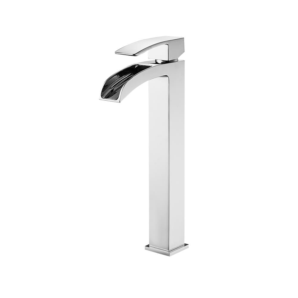 Vinnova 102112-BAF-PC Belair Polished chrome Single hole 1-handle Waterfall Commercial/Residential Handle Bathroom Sink Faucet