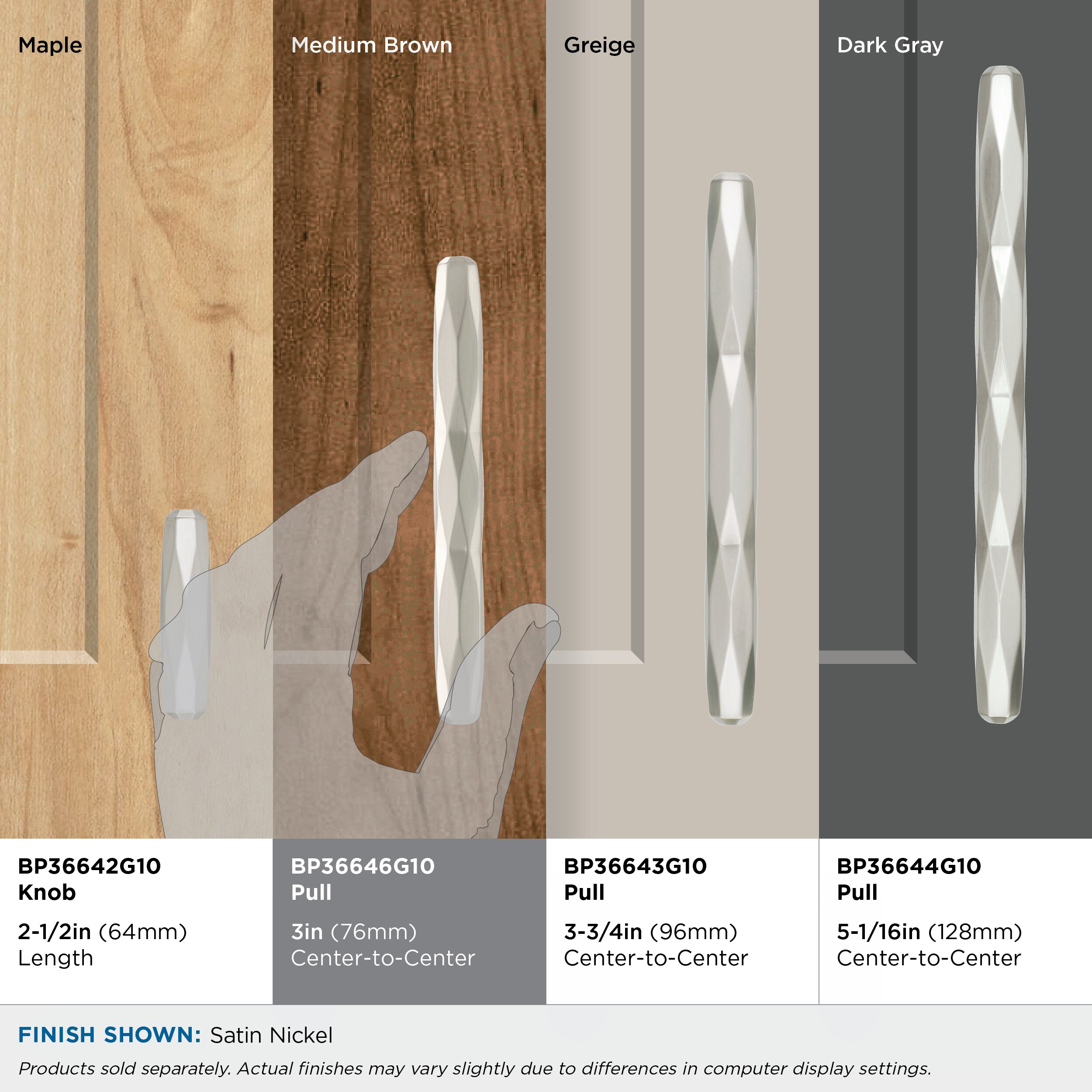 Amerock BP36646G10 Cabinet-Pulls - View #6