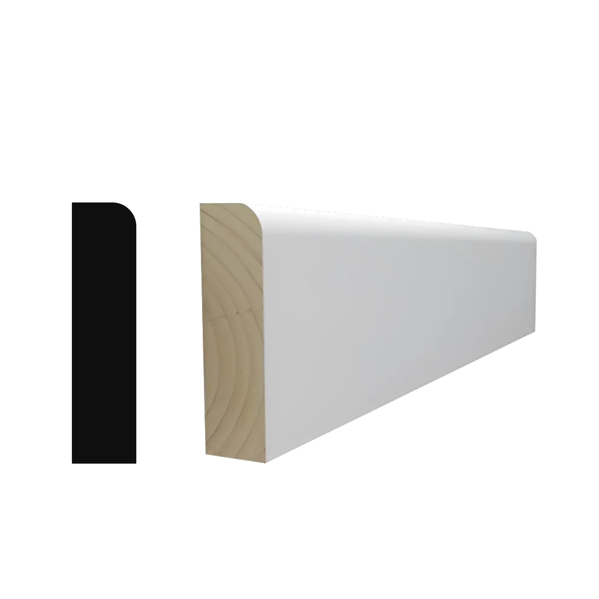 RESO RMC-887-85-20 0.38-in x 1.25-in x 85-in Primed Radiata pine Door casing kit