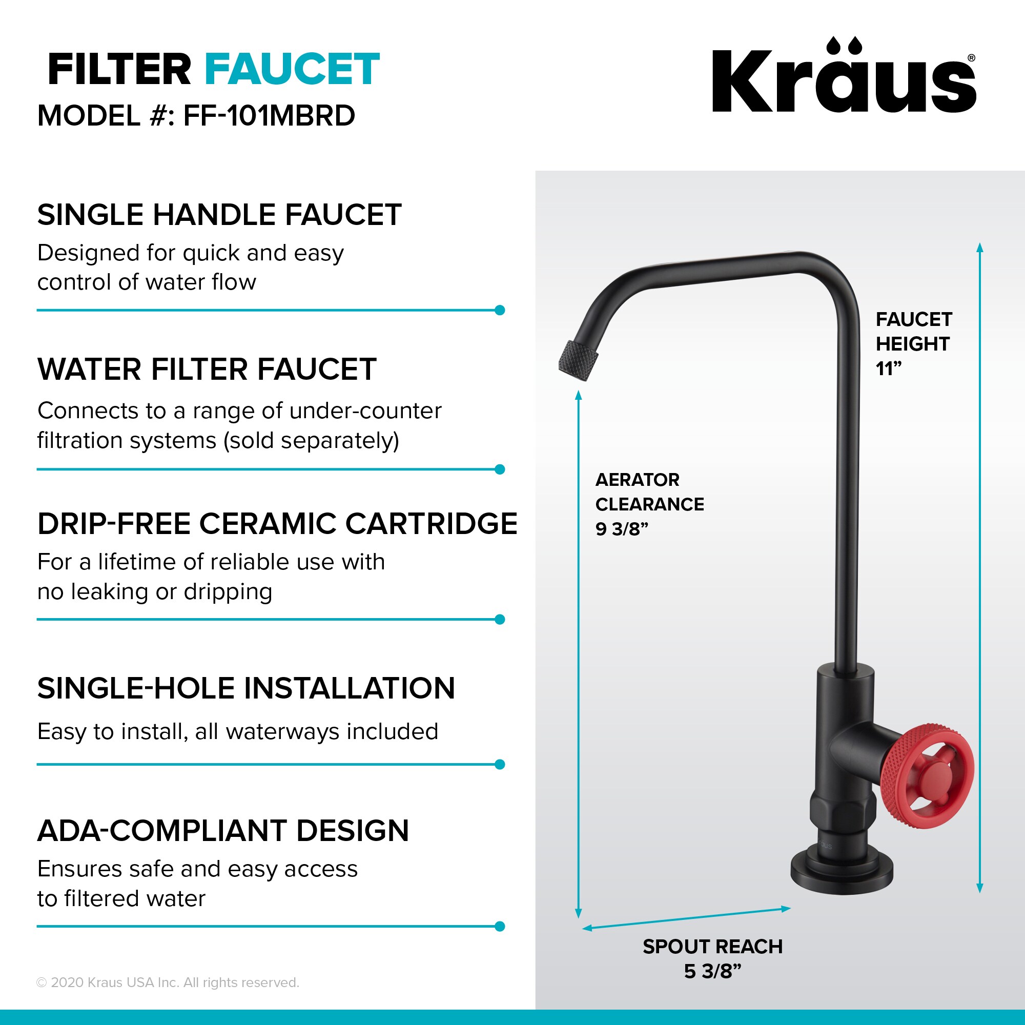 Kraus KPF-3125-FF-101MBRD Kitchen-Faucets - View #8