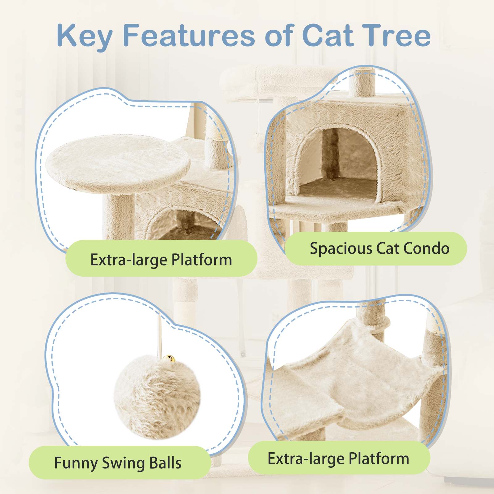Bestier USLOW-HJ625990 Cat-Trees - View #5