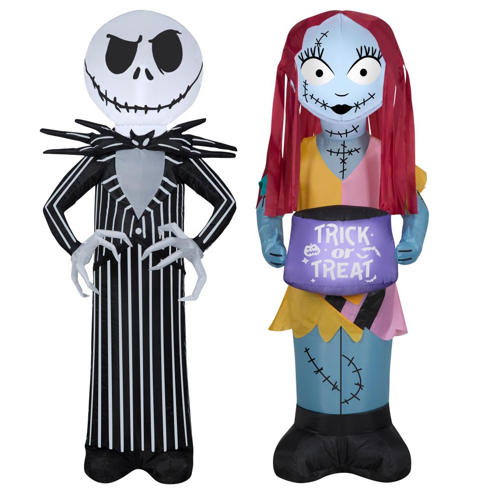 Gemmy 3.51-ft Lighted Disney The Nightmare Before Christmas Jack ...