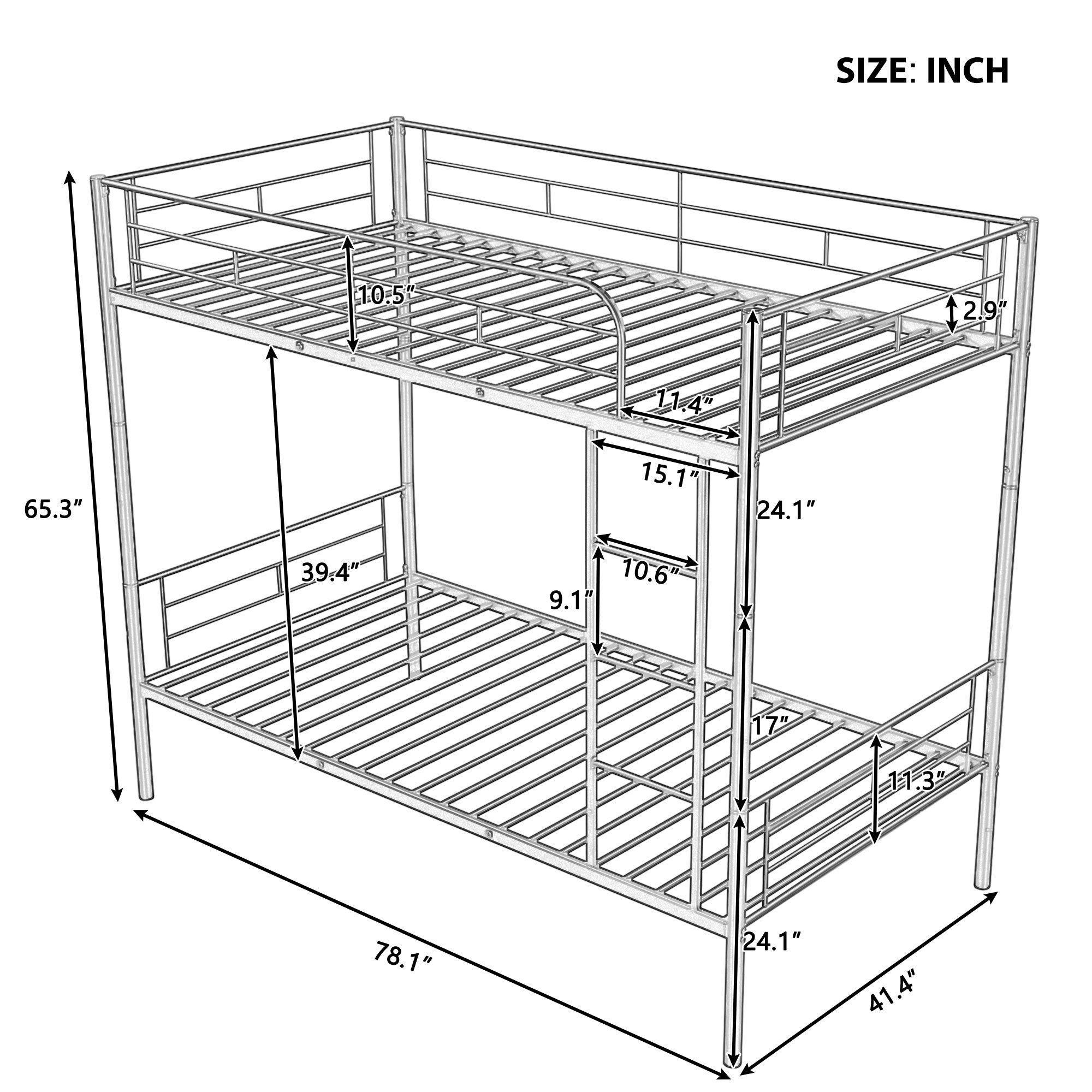 Qualler BLE000663B Bunk-Beds - View #9