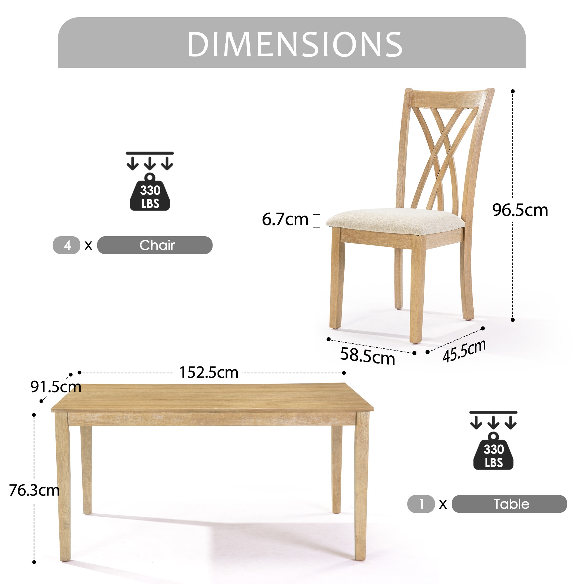 Bybafun YA0100250 Dining-Sets - View #4