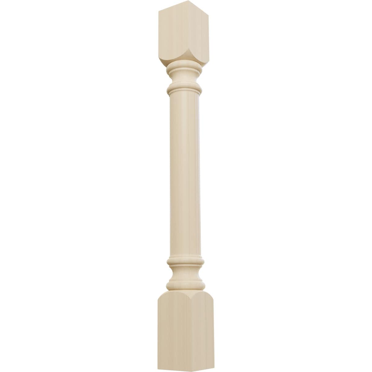 Ekena Millwork Traditional Cabinet Column 3-ft x 4-in Unfinished ...