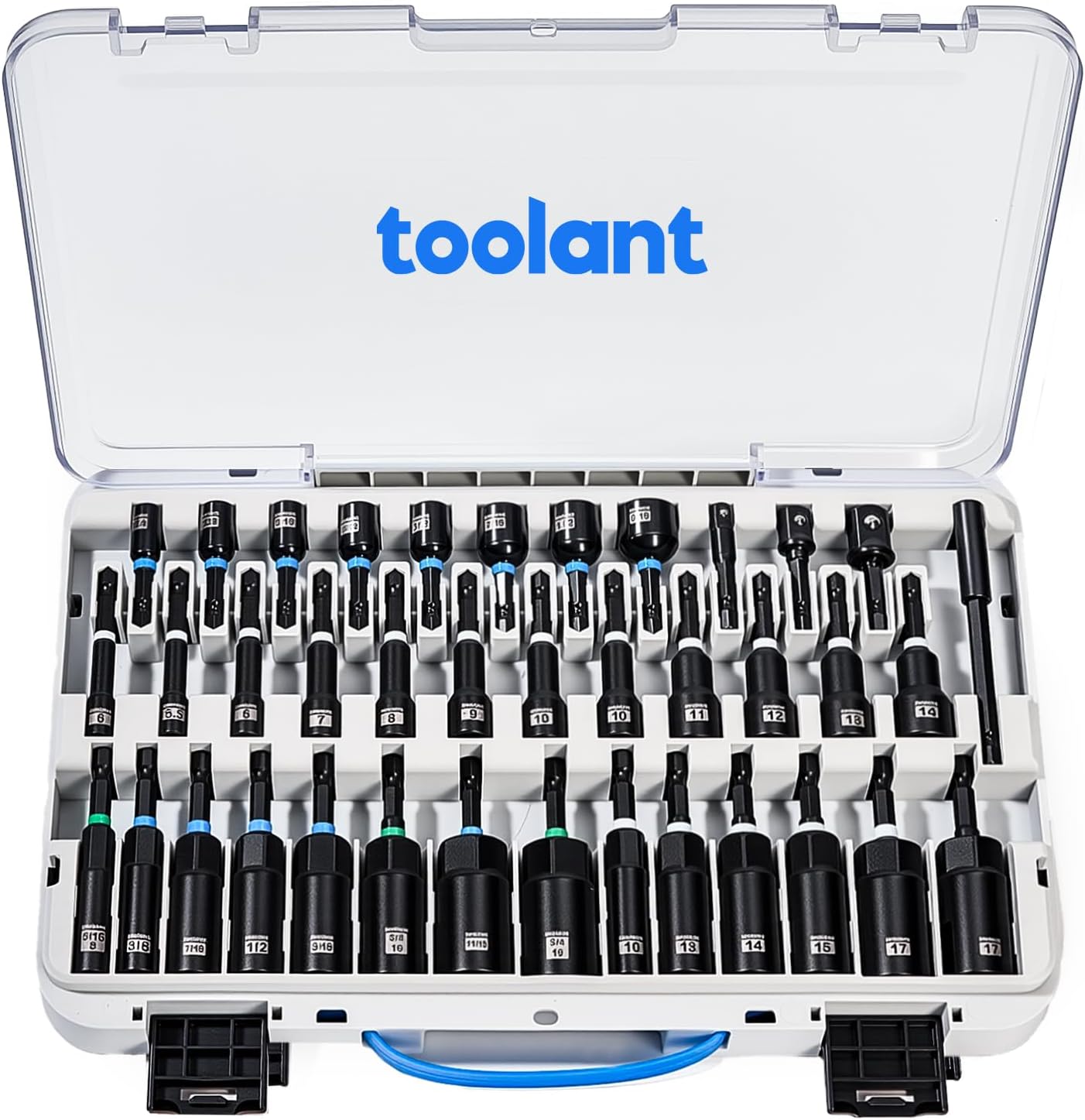 toolant 38-Piece 1/4-in x 2-in Nut Driver Impact Bit Set #TA01090001
