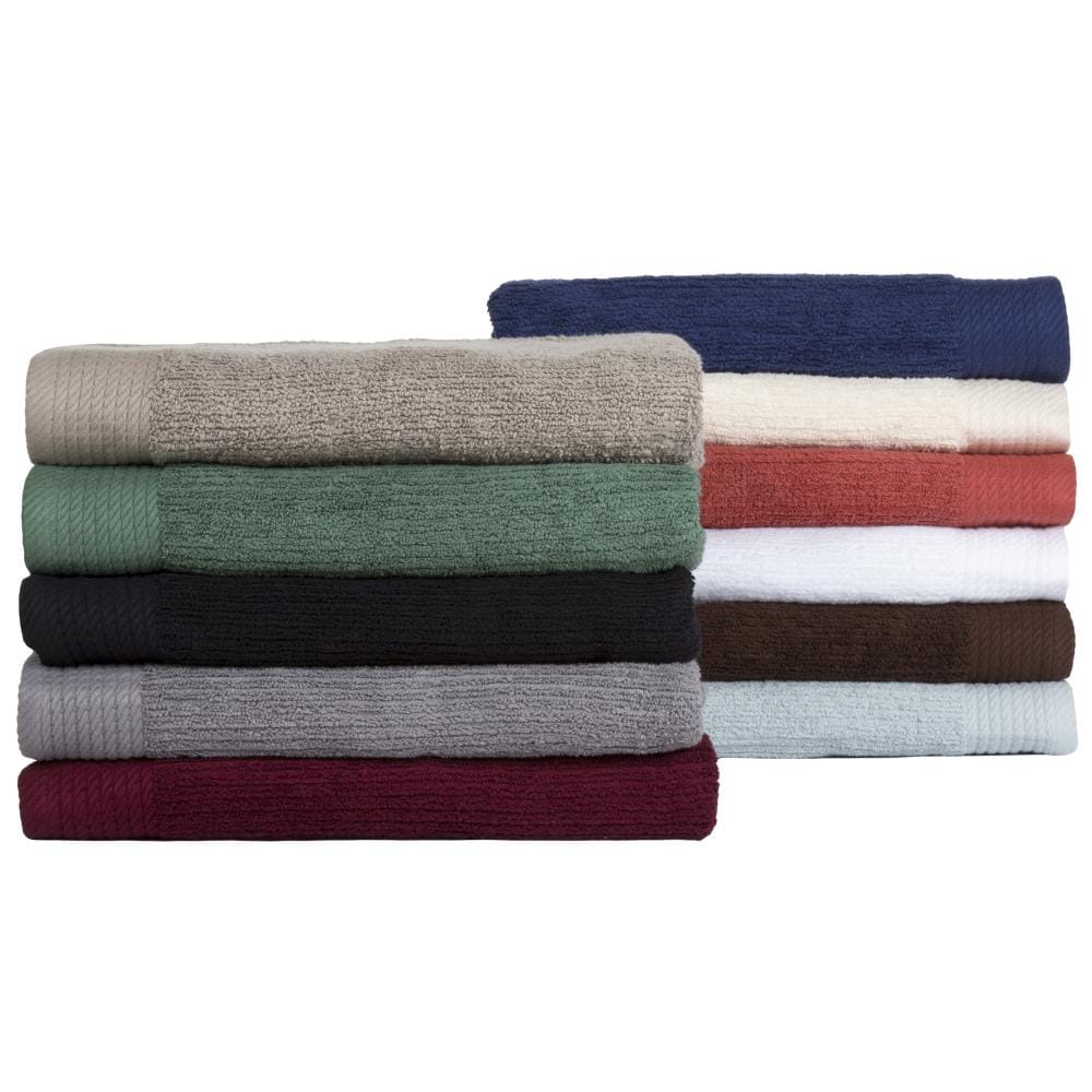 Chaps Bath Towels 6-Piece Sets for Bathroom - Ring Spun Cotton Towel Set - Blue