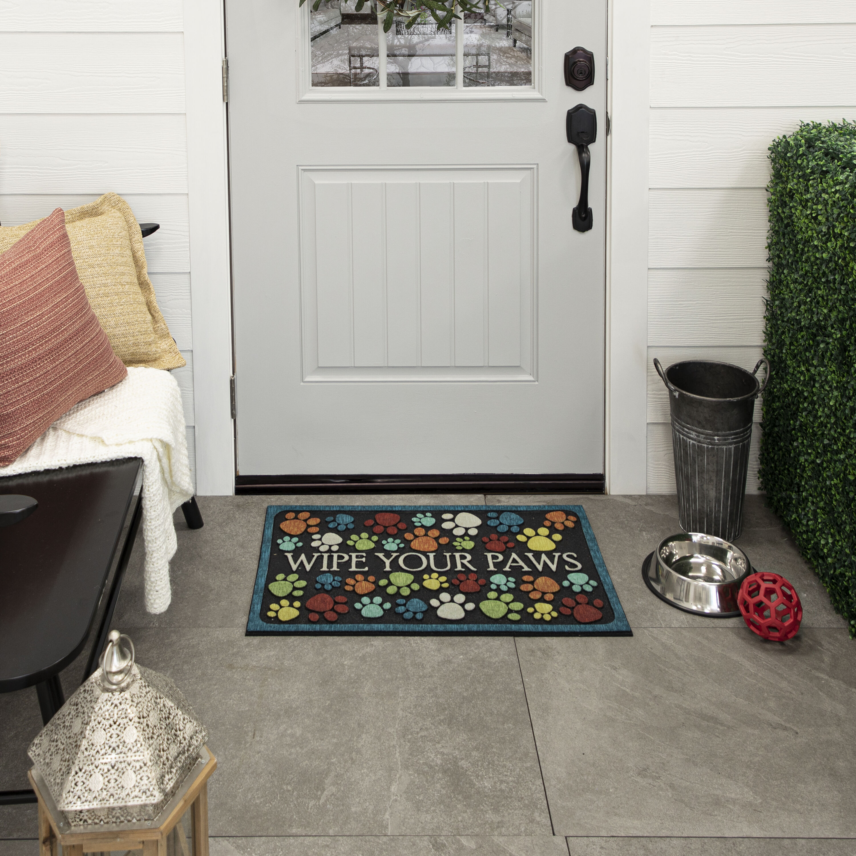 allen + roth 2-ft x 3-ft Multiple Colors/Finishes Rectangular Outdoor Door  Mat in the Mats department at