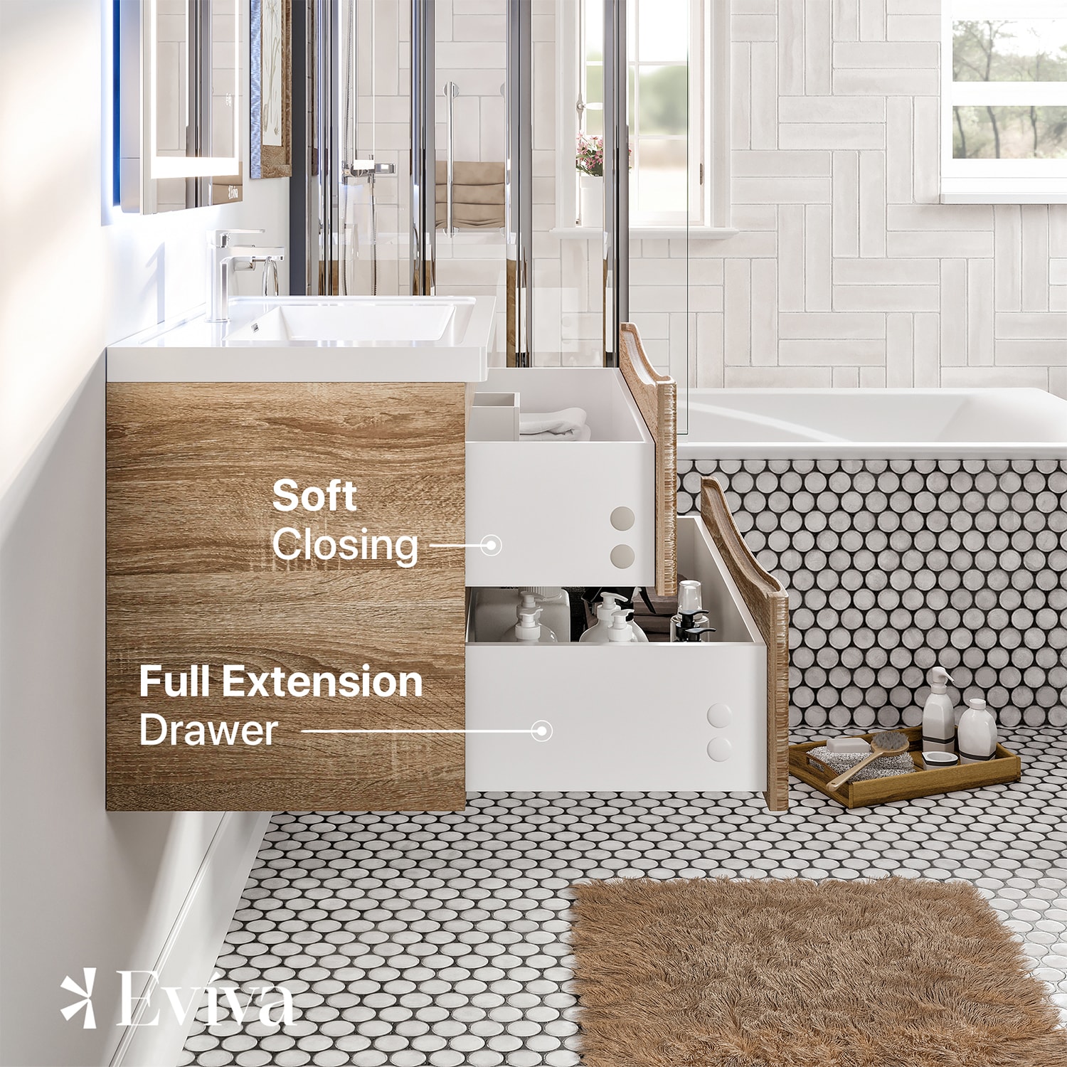Eviva EVVN900-36WHOK-WM Bath-Vanity-Combo - View #5