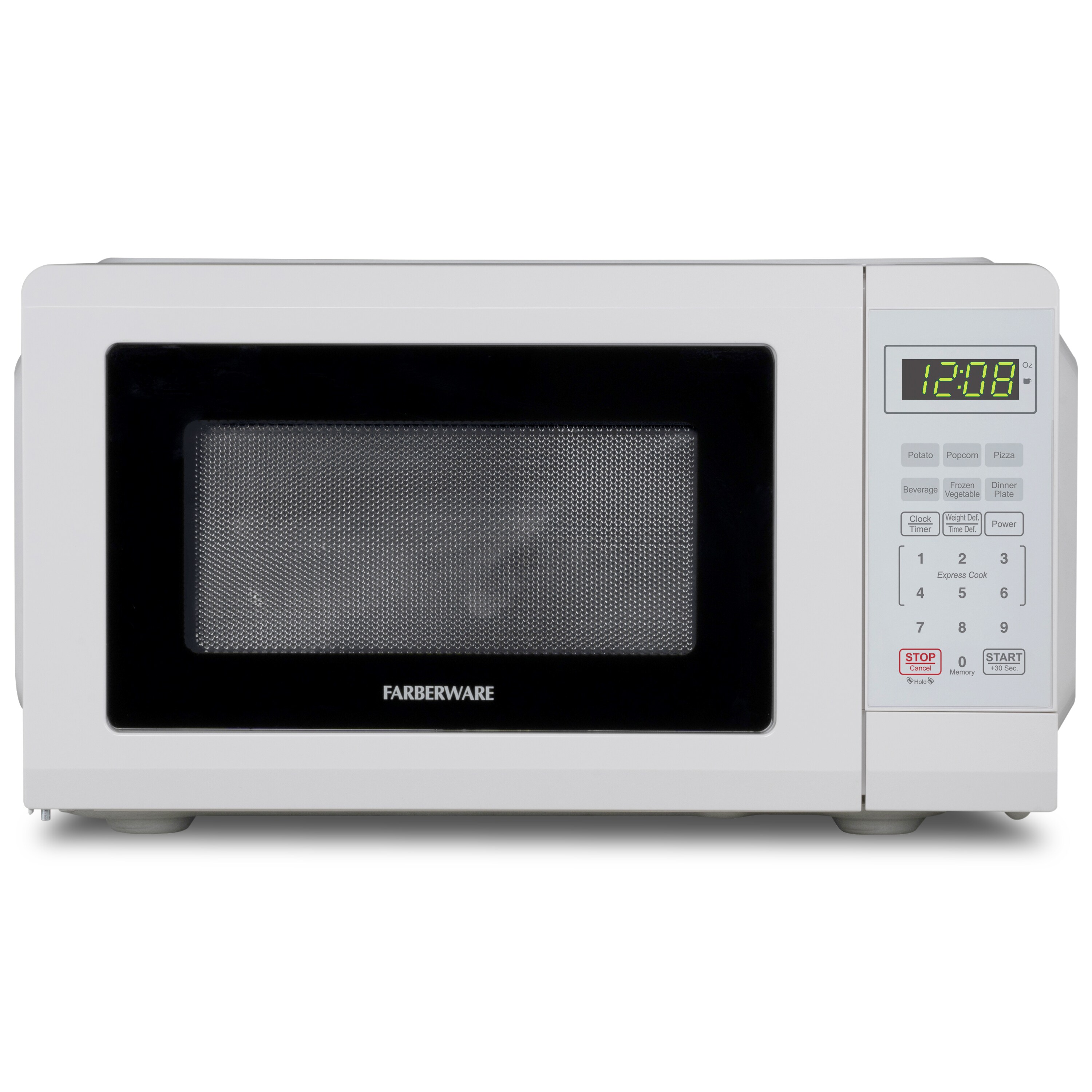 Farberware 07 Cu Ft 700 Watt Countertop Microwave White In The Countertop Microwaves 1606