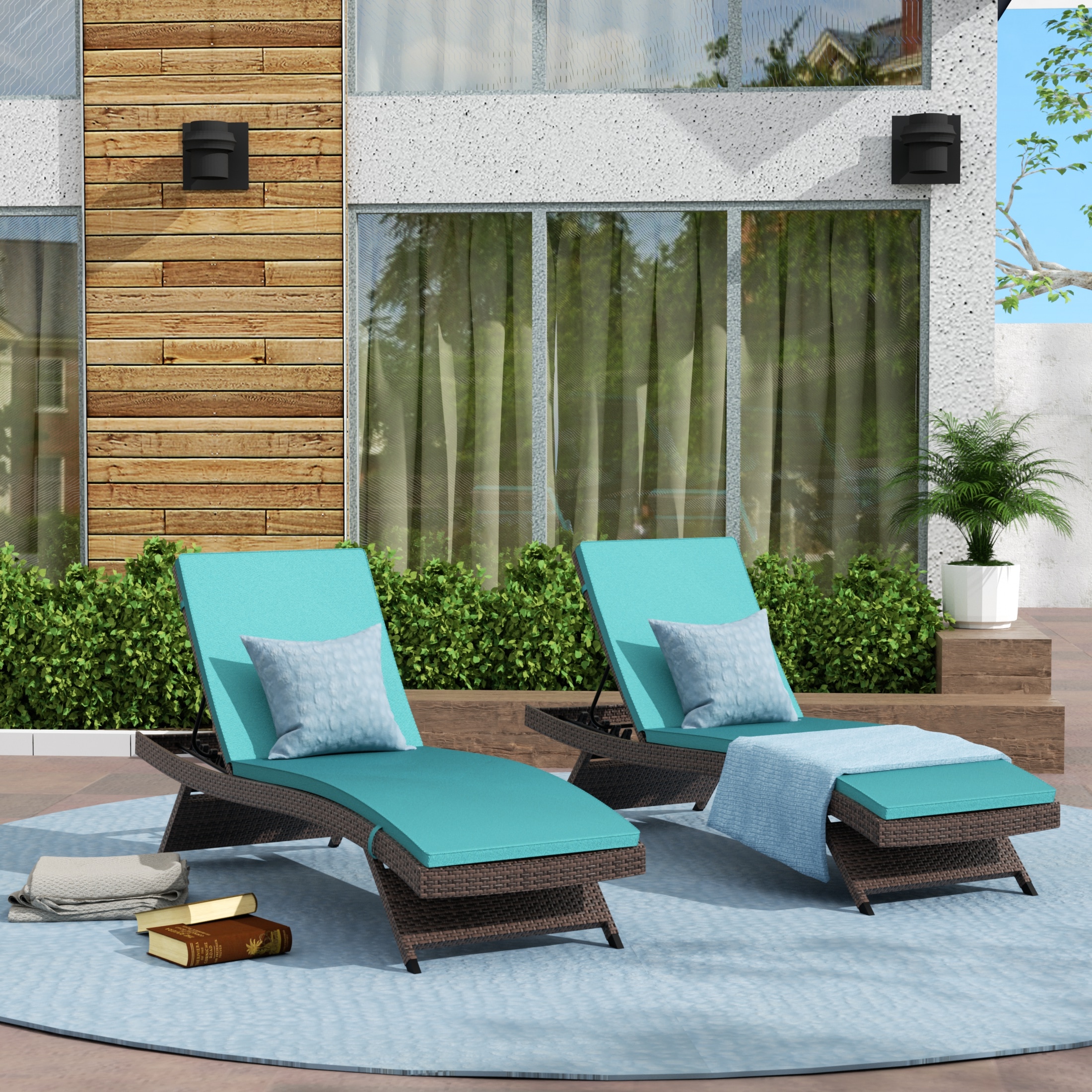 Westin Furniture OD3002-TQ Patio-Furniture-Cushions - View #3