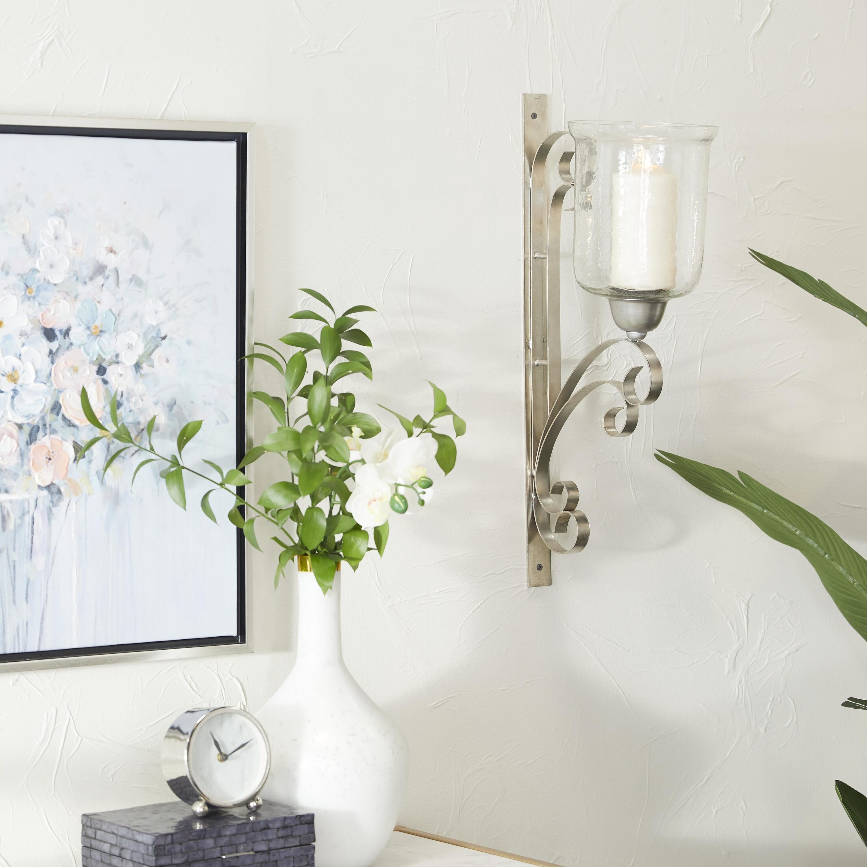 Grayson Lane 70275 1 Candle Metal Sconce Candle Holder