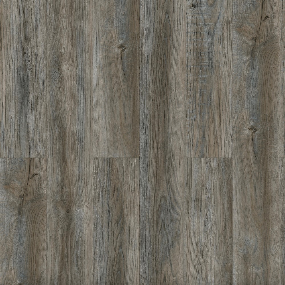 Deco Products AR144 HYDROSTOP Northshire Gray Wood look 20-mil x 7-in W x 48-in L Waterproof and Water Resistant Interlocking Luxury Vinyl Plank Flooring ( 23.64-sq ft Carton )