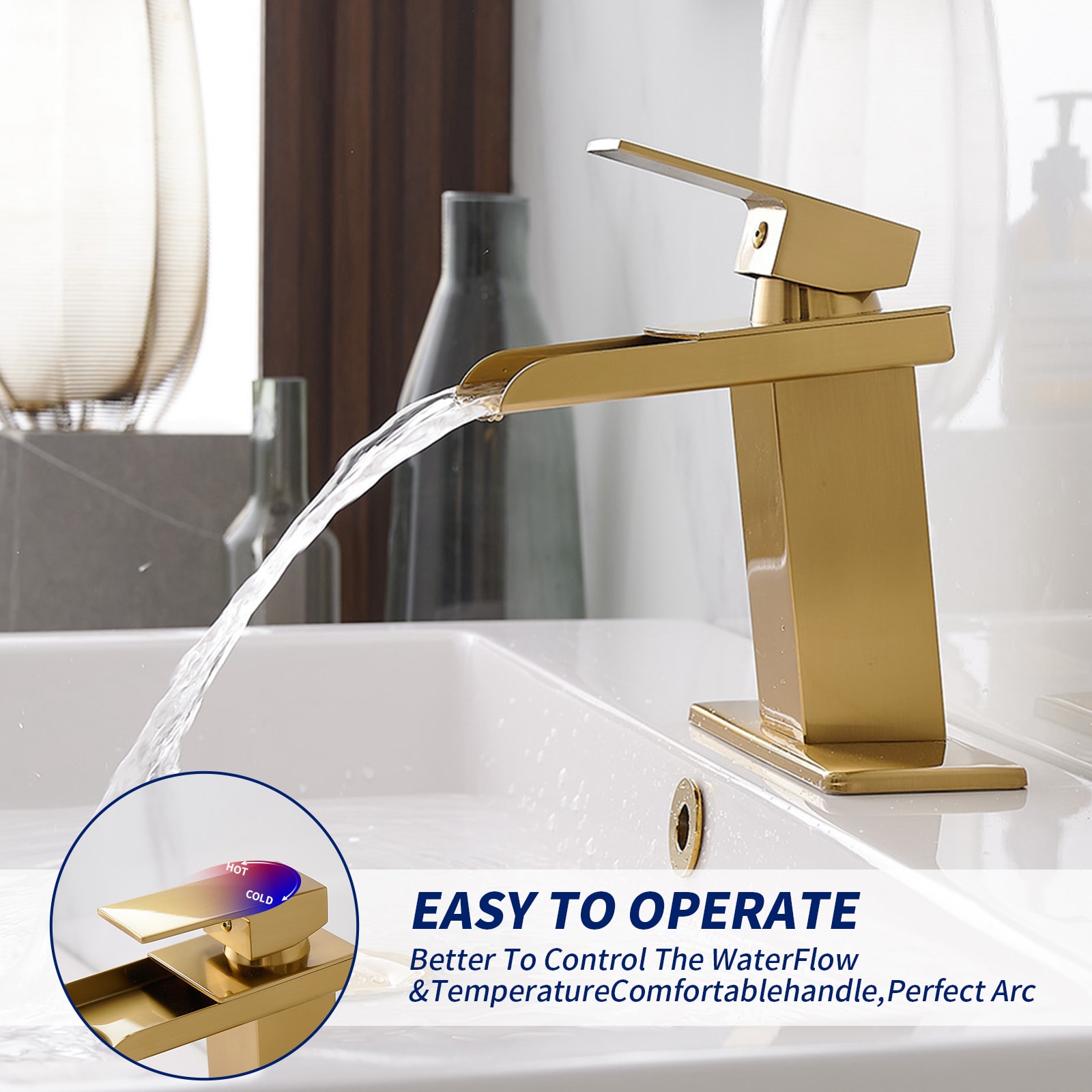 BWE A-96009-GOLD Lavatory-Faucets - View #4
