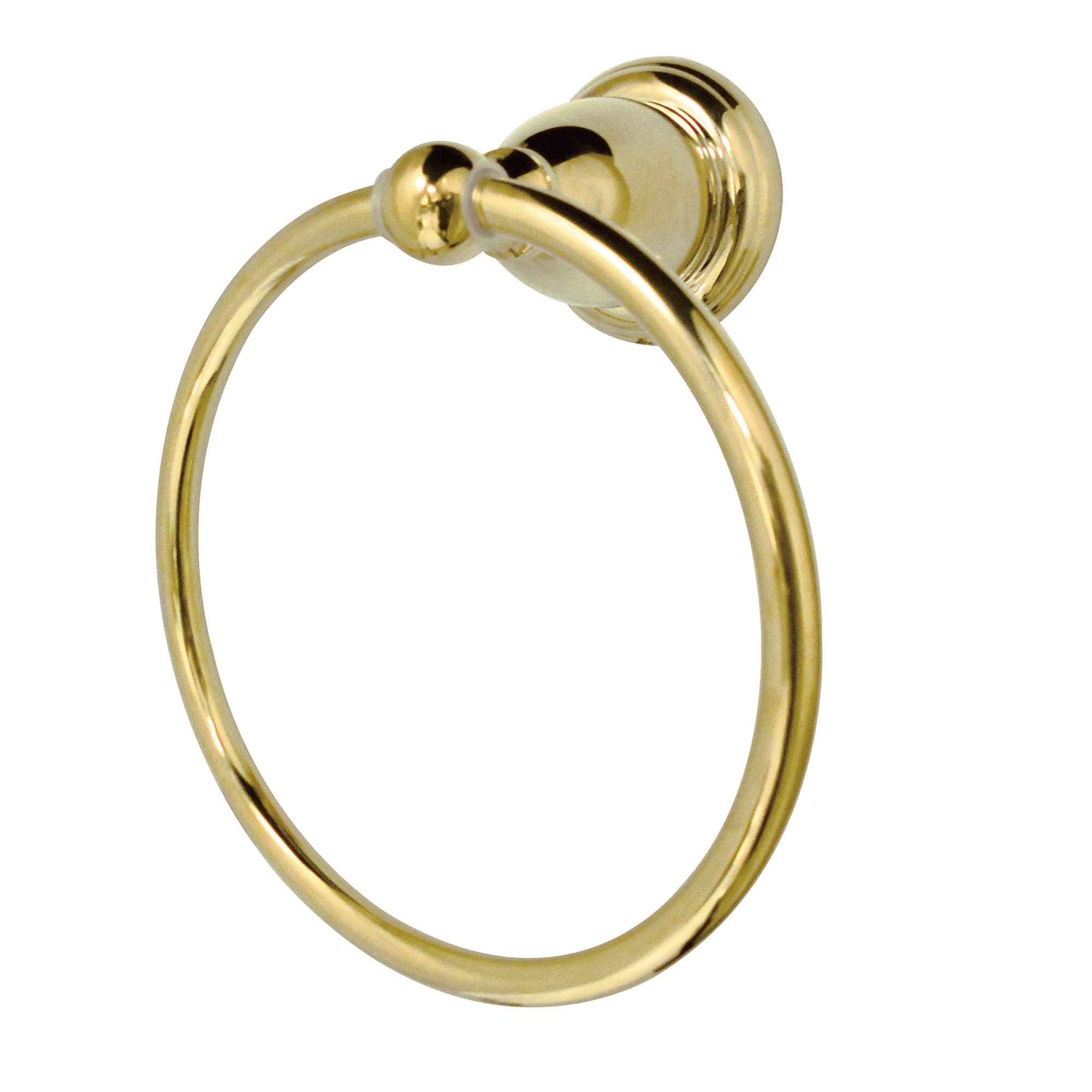 Elements of Design EBA1754PB Heritage Polished brass Wall mount Single Towel Ring