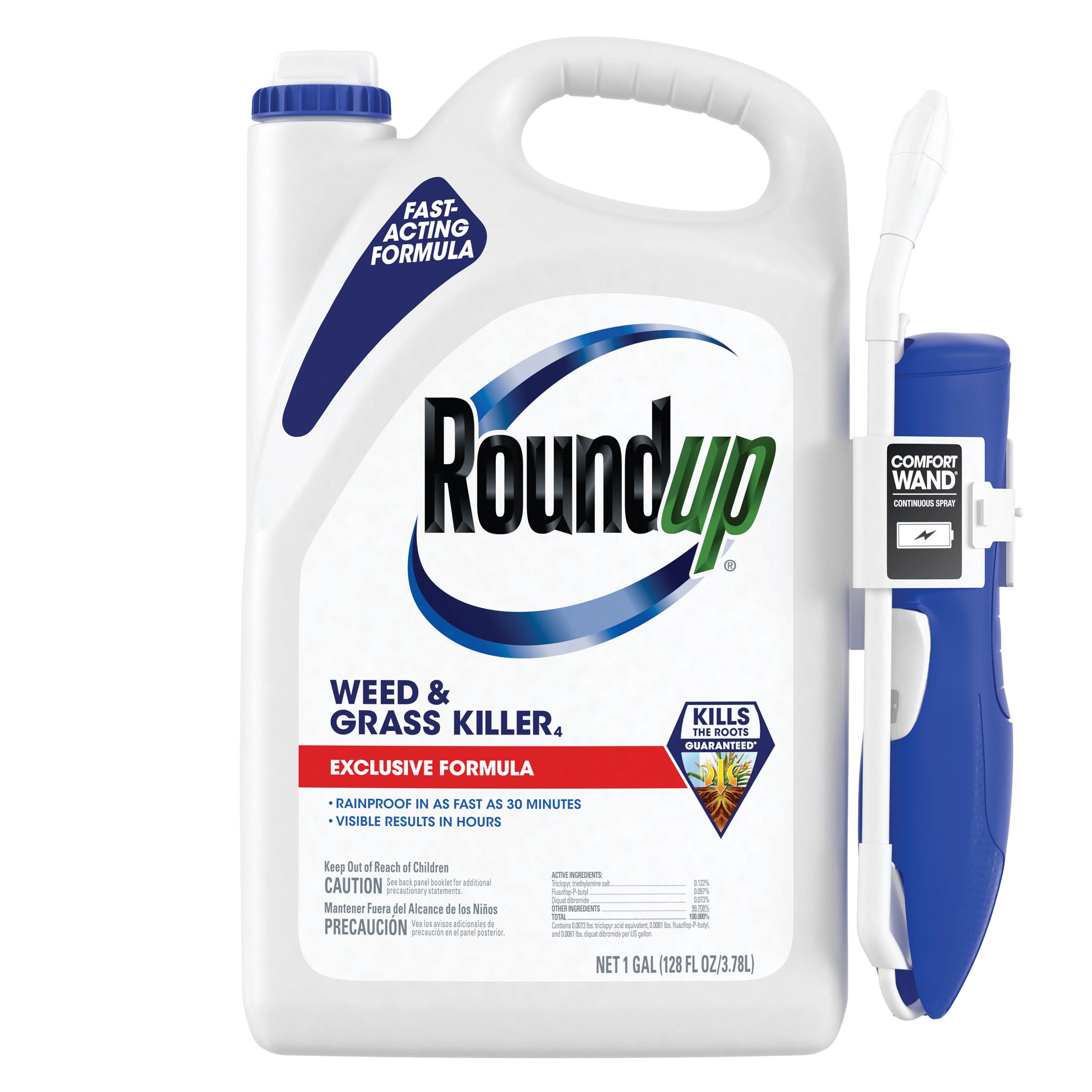 Roundup Roundup Weed and Grass Killer4 with Comfort Wand 1 gal. 1 -Gallon Ready to Use Herbicide