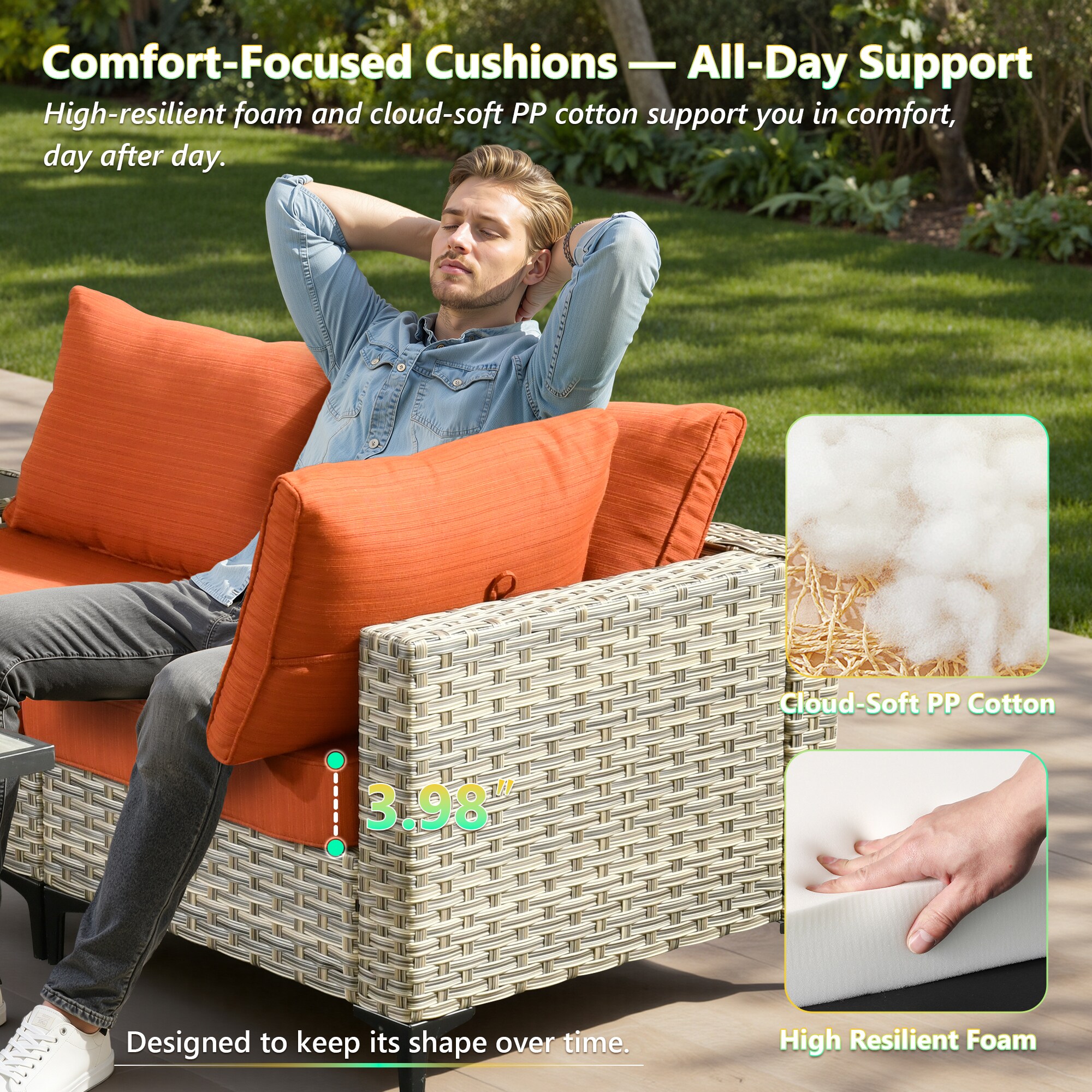 Pouuin SDFPVYZBS809 Patio-Sofas-Daybeds - View #5