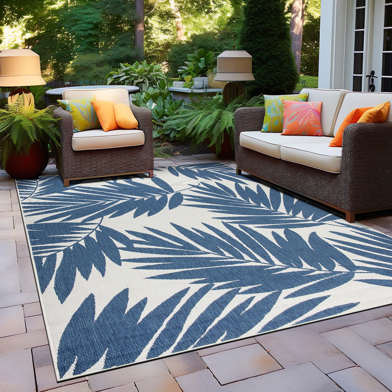 World Rug Gallery 4033BLUE5X7 rugs - View #8
