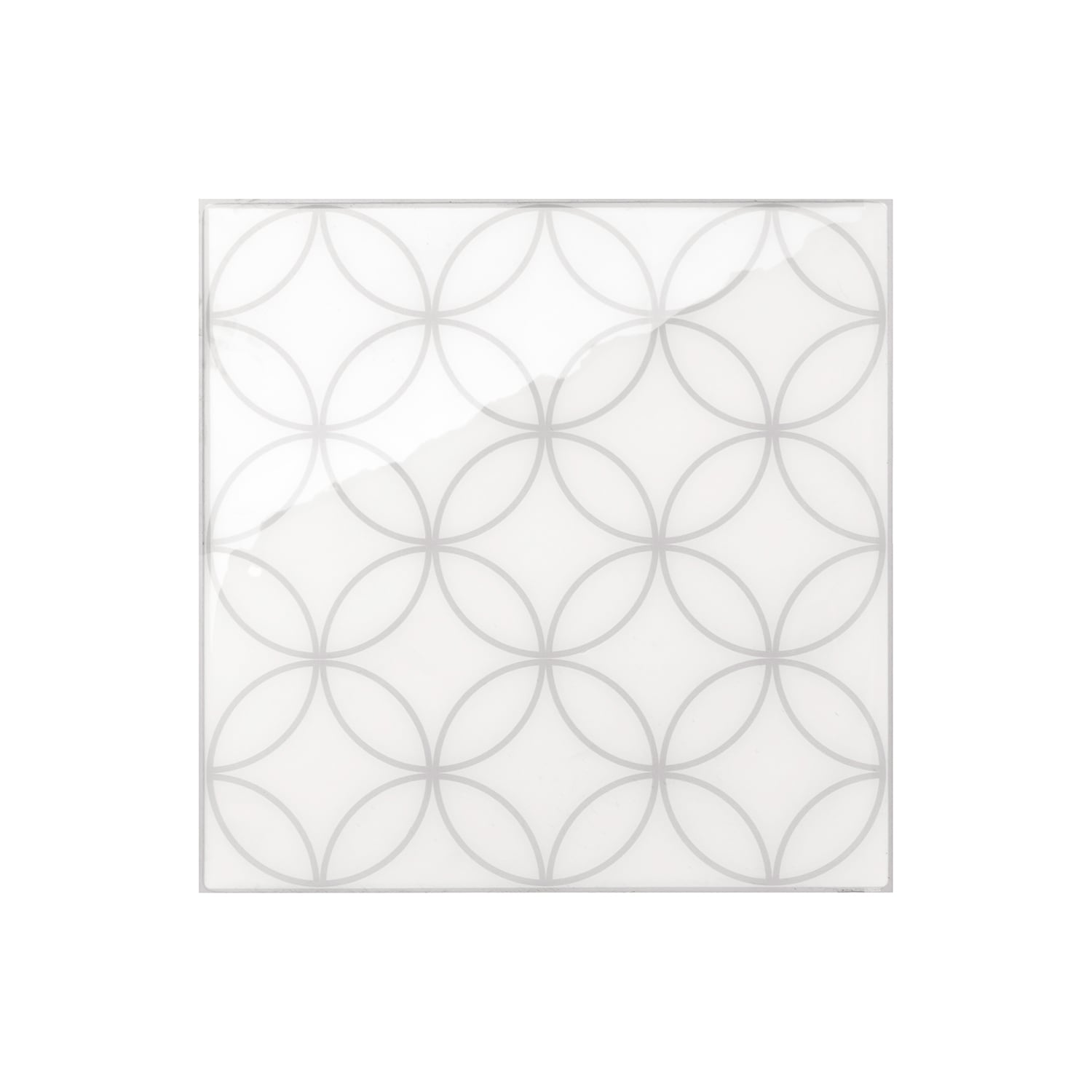 Smart Tiles Vintage Girona Nera Black 8-in x 8-in Matte Resin Mixed Pattern Patterned Peel and Stick Wall Tile (1.59-sq. ft/ Carton)