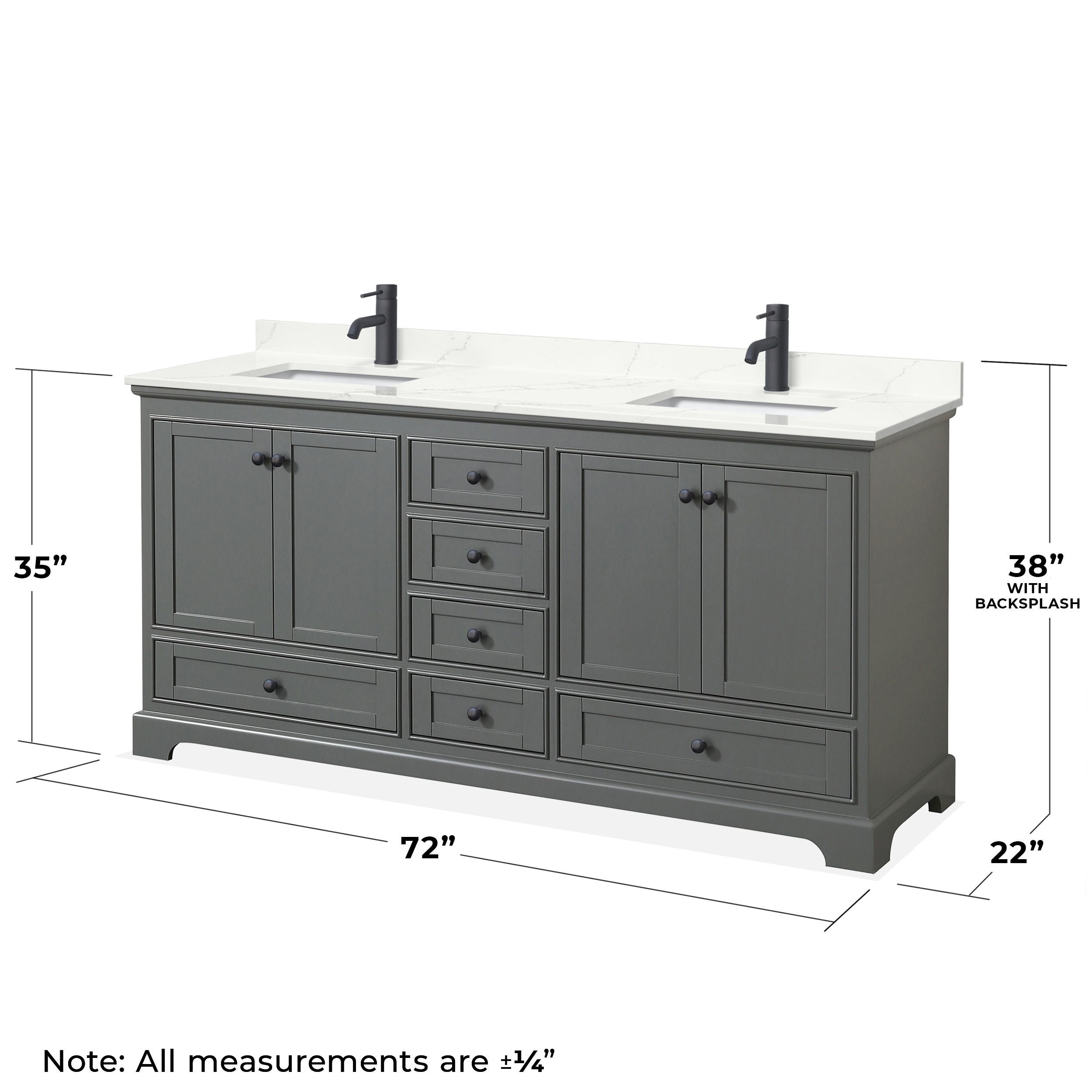 Wyndham Collection WCS202072DGBGTUNSM24 Bath-Vanity-Combo - View #5