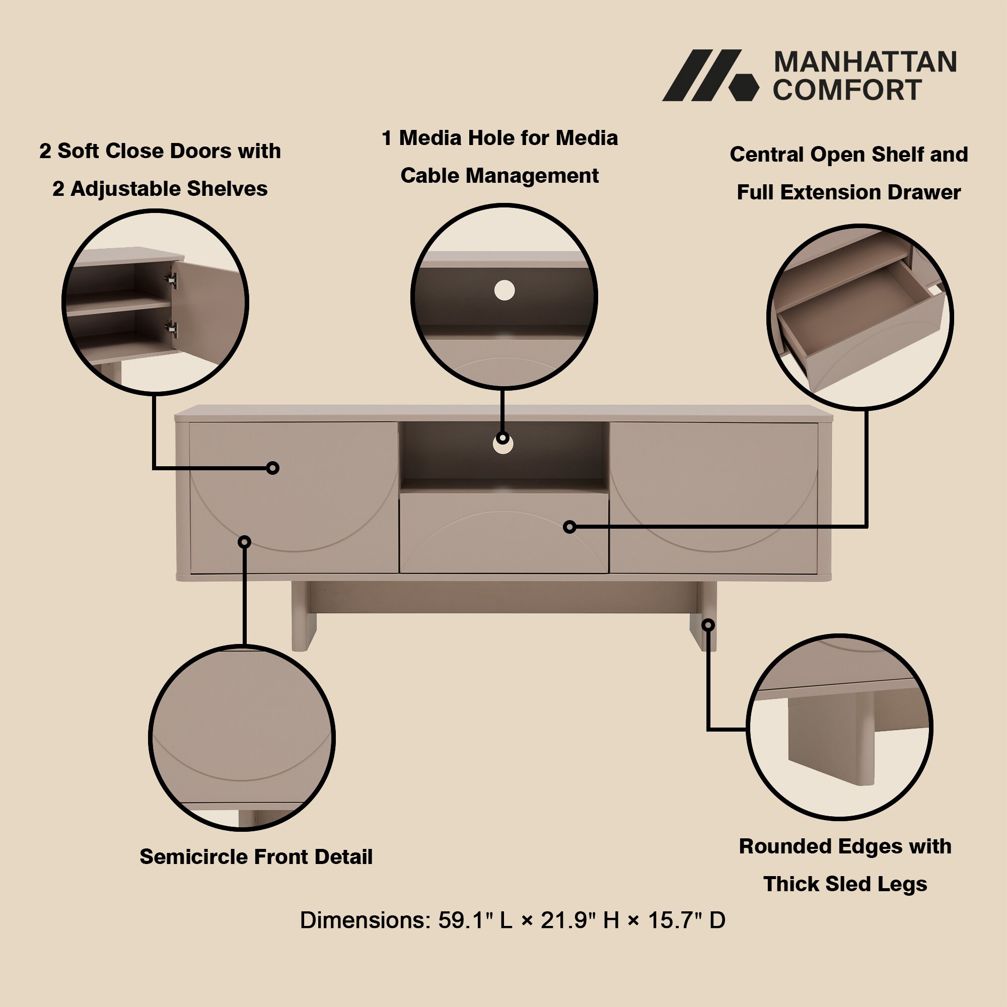 Manhattan Comfort TV007-MO Tv-Stands - View #4