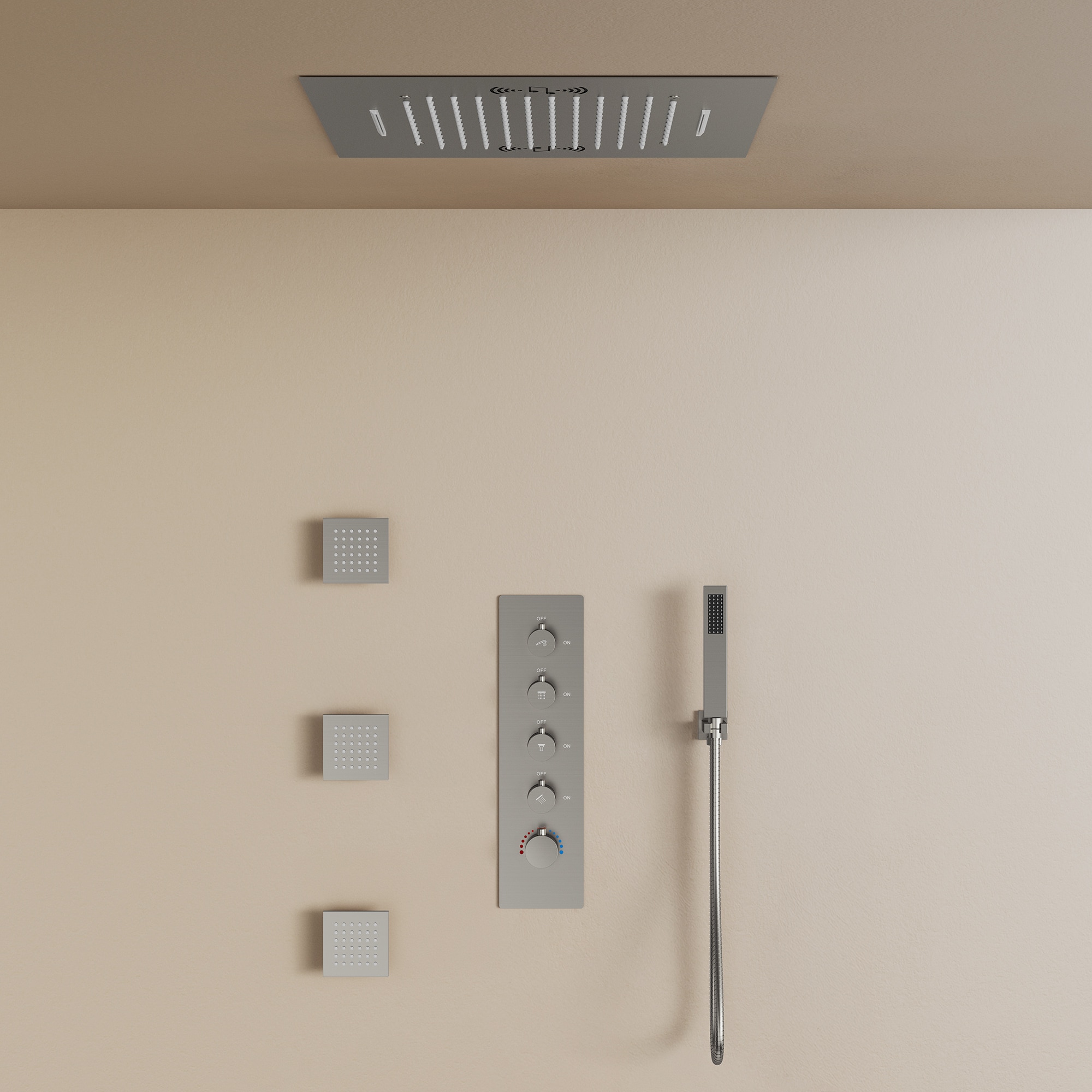 GRANDJOY SGF10GJ-55-BN20 Showerhead-Bar-Panels - View #2