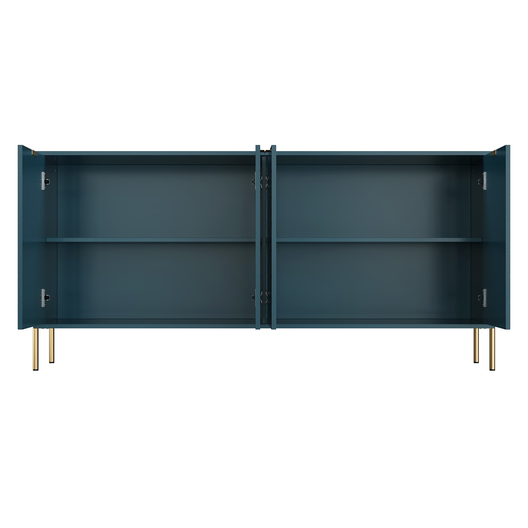 Clihome 17.72-in W x 30.12-in H Mdf Black Freestanding Utility Storage Cabinet