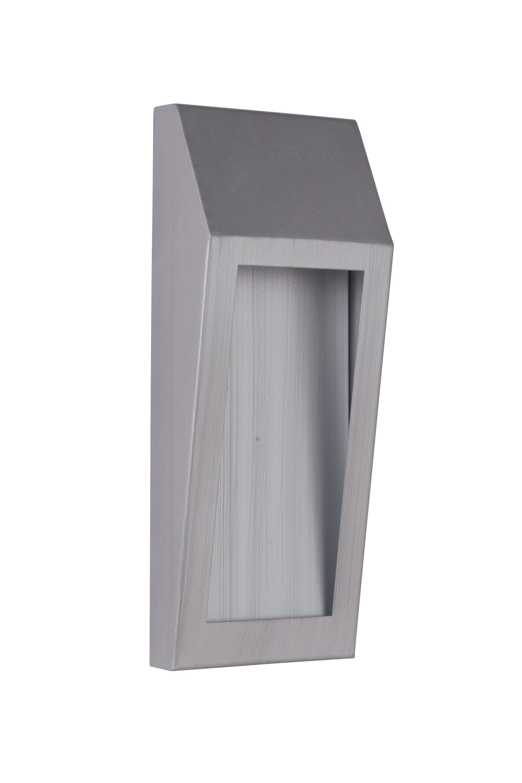 Craftmade Z9302-BAO-LED Wedge 11-in H Brushed Nickel Hardwired Dark Sky Dusk to Dawn Integrated LED Outdoor Wall Light