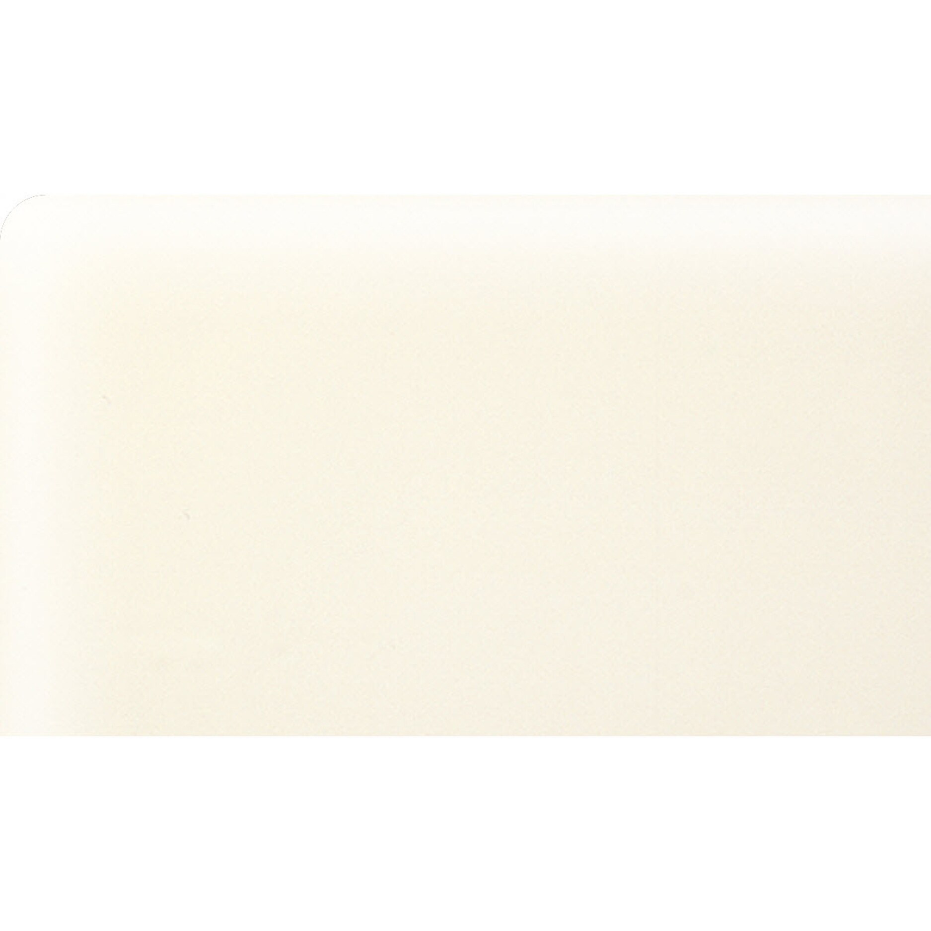 American Olean 0092SCL4369M1P2 Matte Biscuit Ceramic Bullnose Corner Tile (3-in x 6-in)