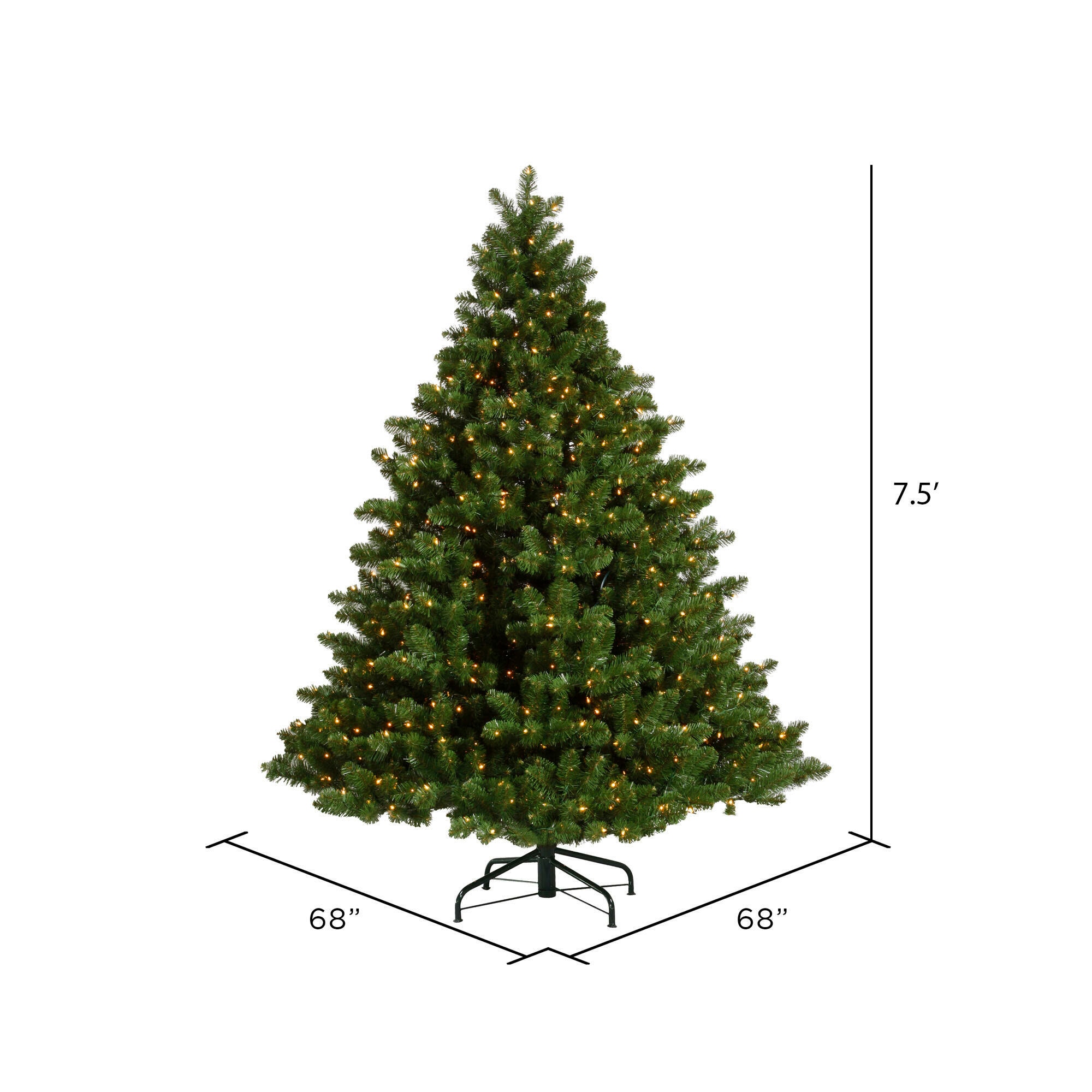 Vickerman G125276LED Artificial-Christmas-Trees - View #3