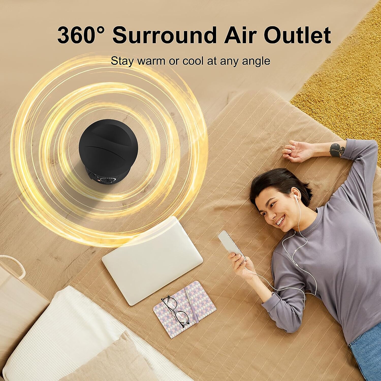 Lifesmart HT1366 Portable-Electric-Heat - View #6