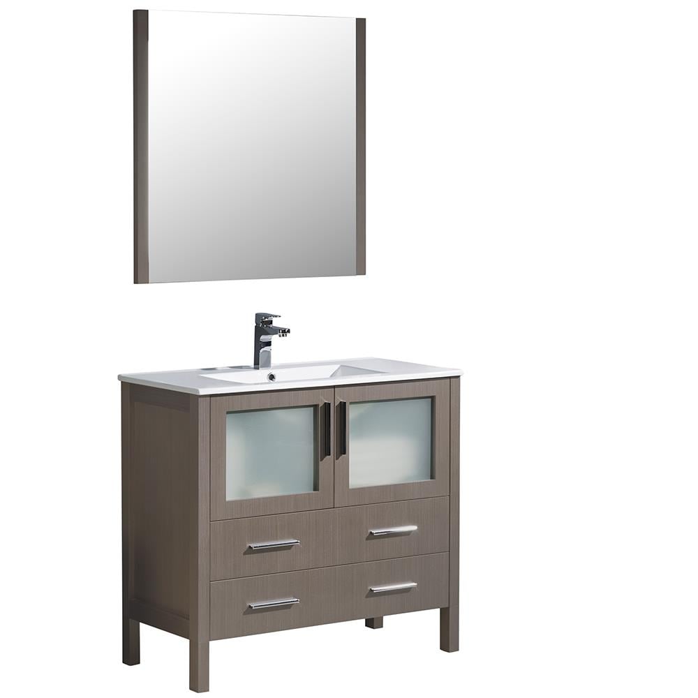 Fresca FVN6236GO-UNS Bath-Vanity-Combo - View #2