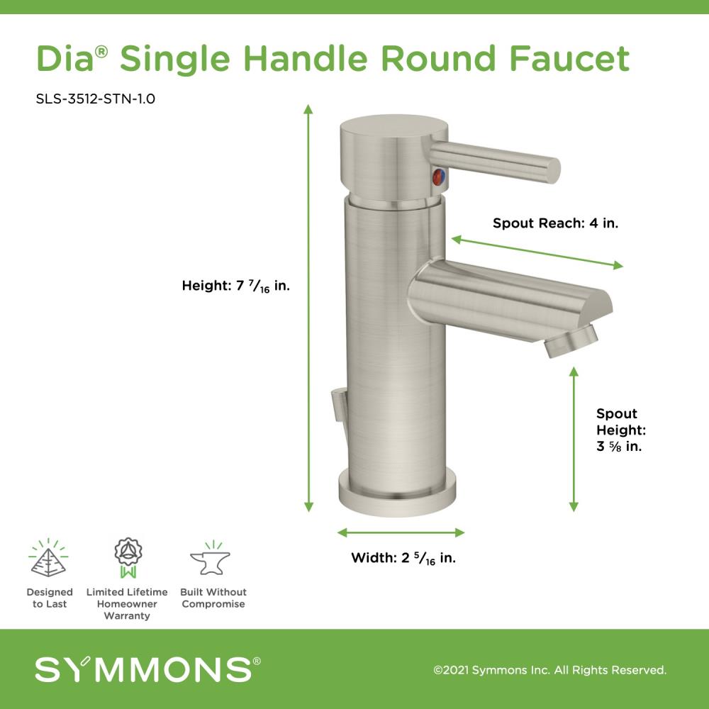 Symmons SLS-3512-STN-1.0 Lavatory-Faucets - View #2
