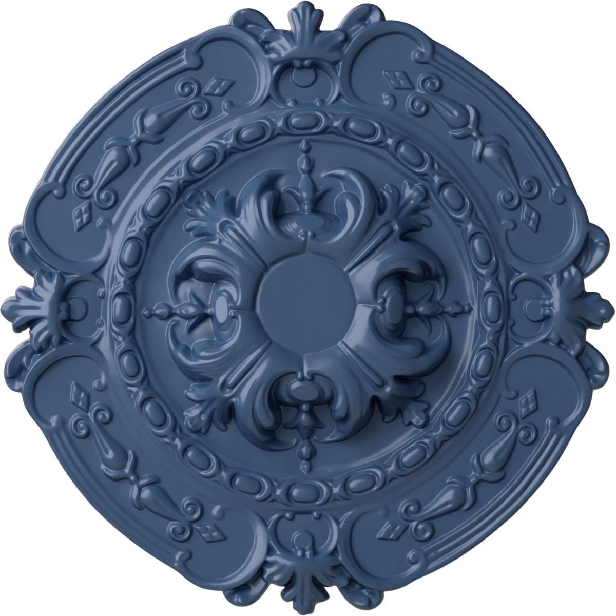 Ekena Millwork CM17SOAMF Southampton 16.375-in W x 16.375-in L Painted Americana Polyurethane Whole Ceiling Medallion