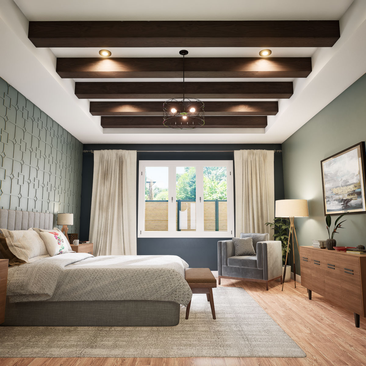 Ekena Millwork BMSD2C0100X100X096ZM Faux-Beams - View #7